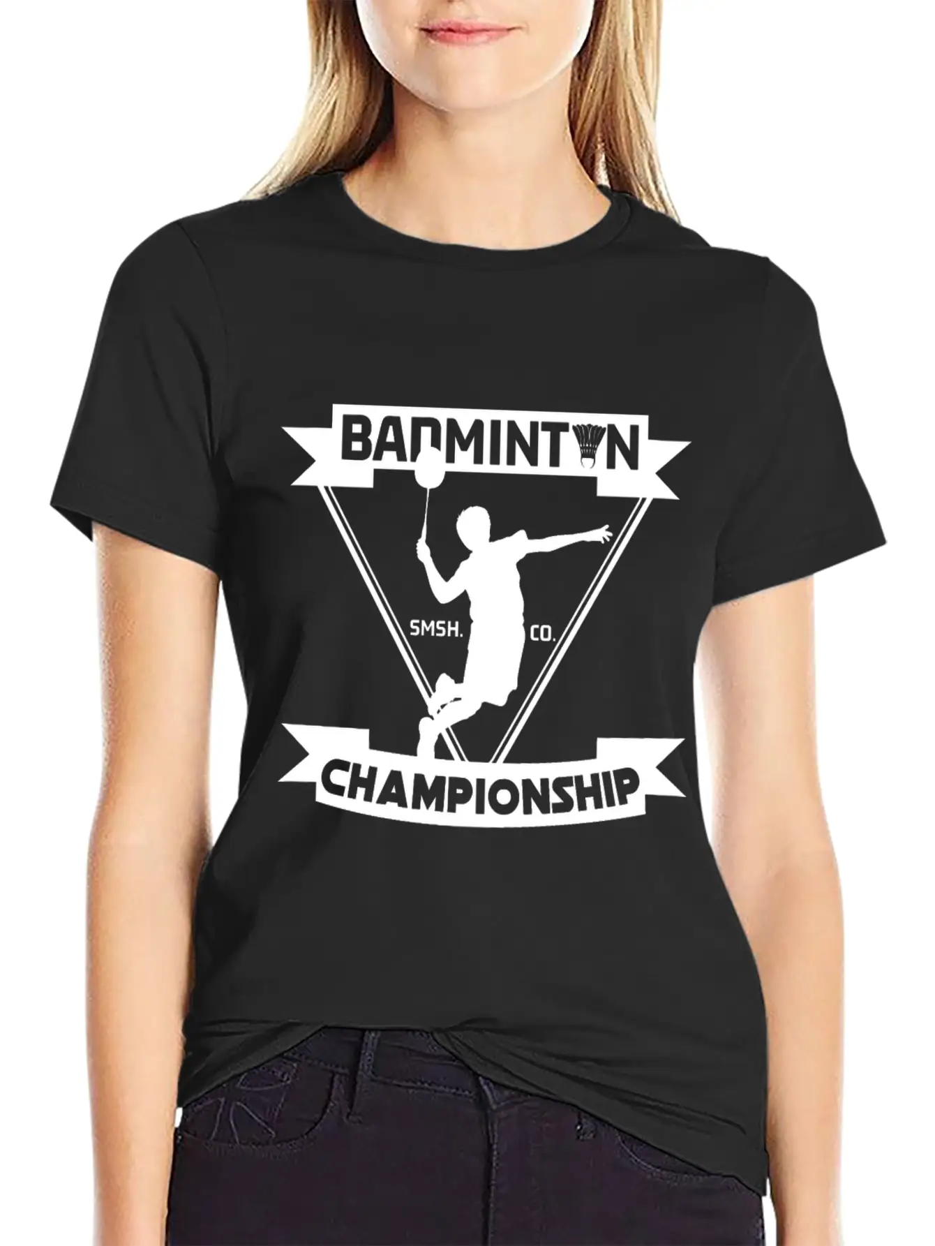 Badminton Championship Unisex Casual T-Shirt – Clean Design For Daily Comfort