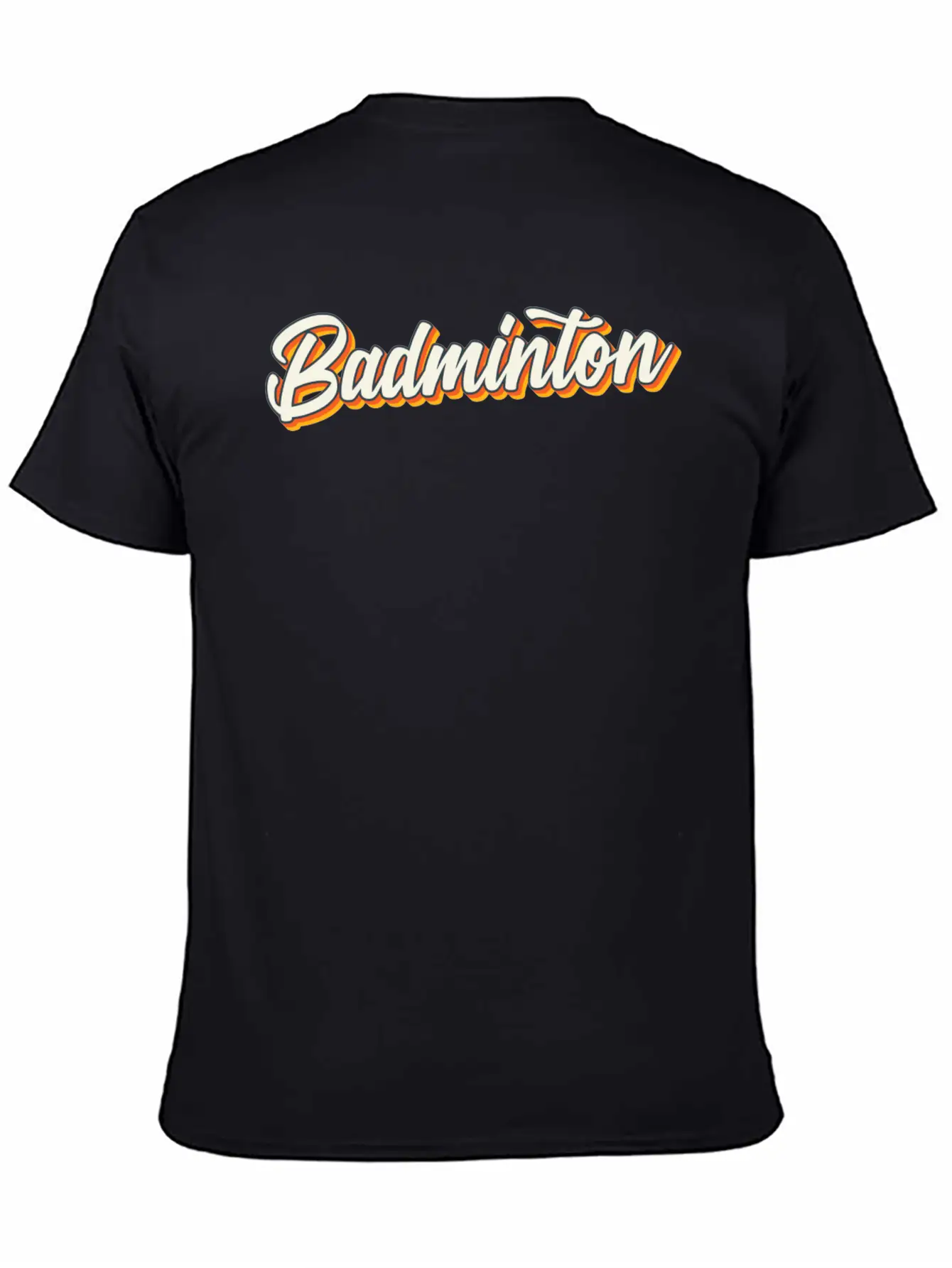 Badminton Sports Unisex Casual T-Shirt – Clean Design For Daily Comfort