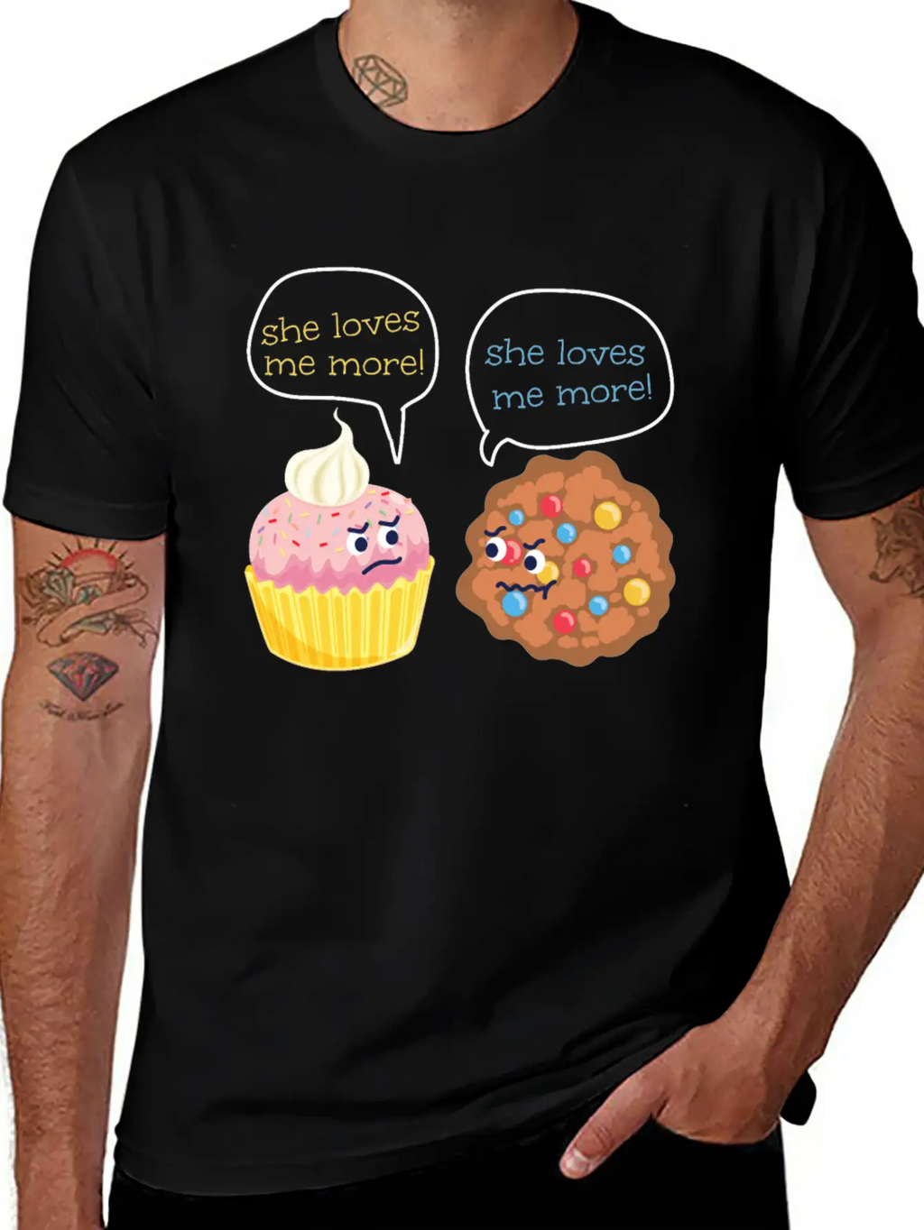 Bake Baking Cookie Cupcake She Stylish Everyday T-Shirt – Unisex Basic Cotton Tee