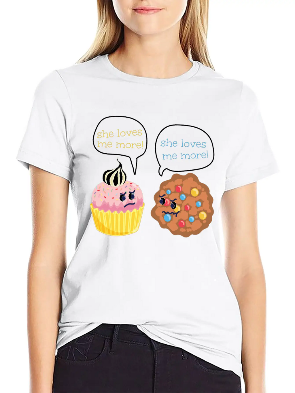 Bake Baking Cookie Cupcake She Stylish Everyday T-Shirt – Unisex Basic Cotton Tee