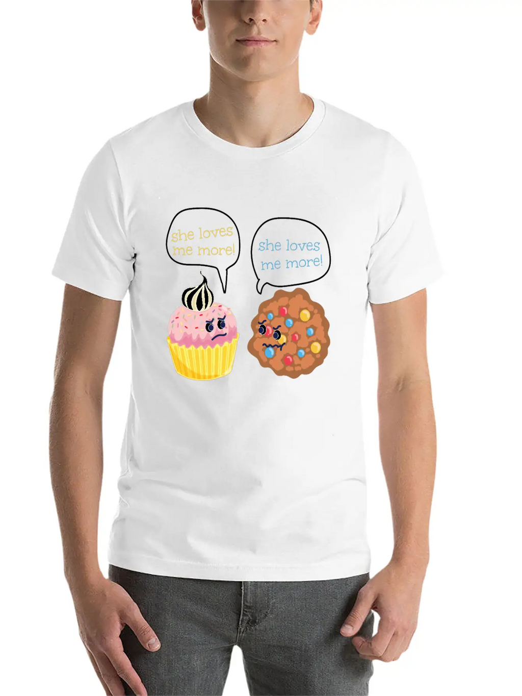 Bake Baking Cookie Cupcake She Stylish Everyday T-Shirt – Unisex Basic Cotton Tee