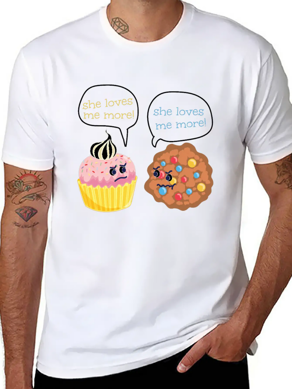 Bake Baking Cookie Cupcake She Stylish Everyday T-Shirt – Unisex Basic Cotton Tee