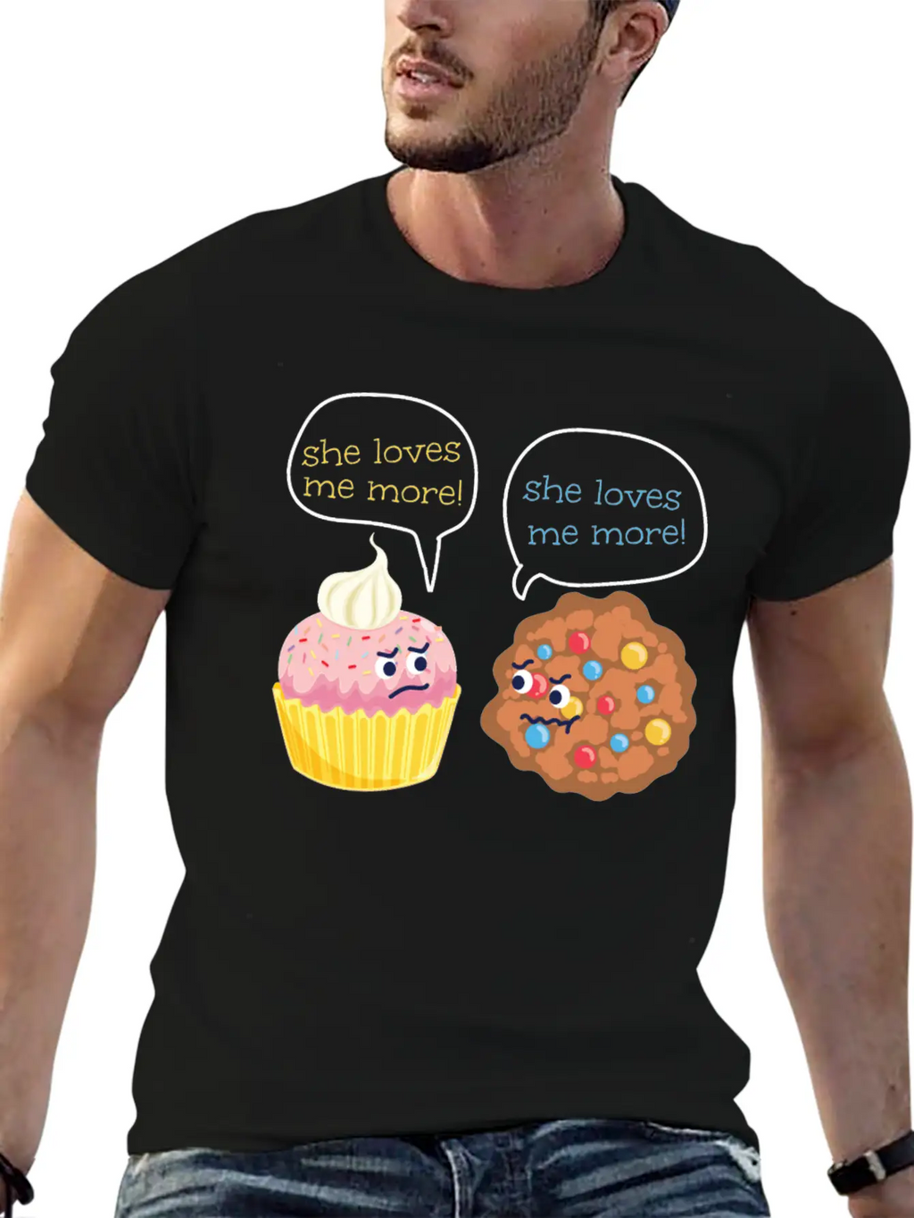 Bake Baking Cookie Cupcake She Stylish Everyday T-Shirt – Unisex Basic Cotton Tee