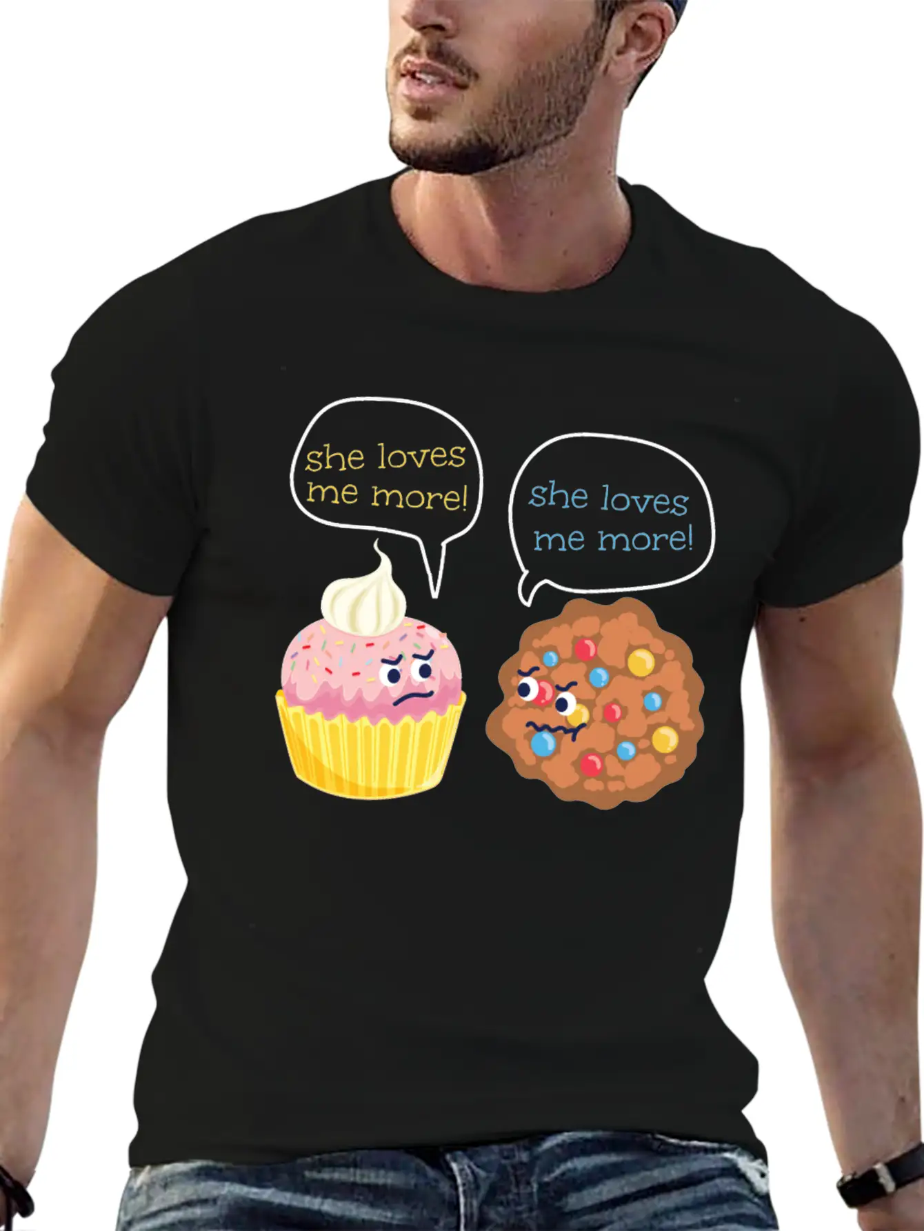 Bake Baking Cookie Cupcake She Stylish Everyday T-Shirt – Unisex Basic Cotton Tee