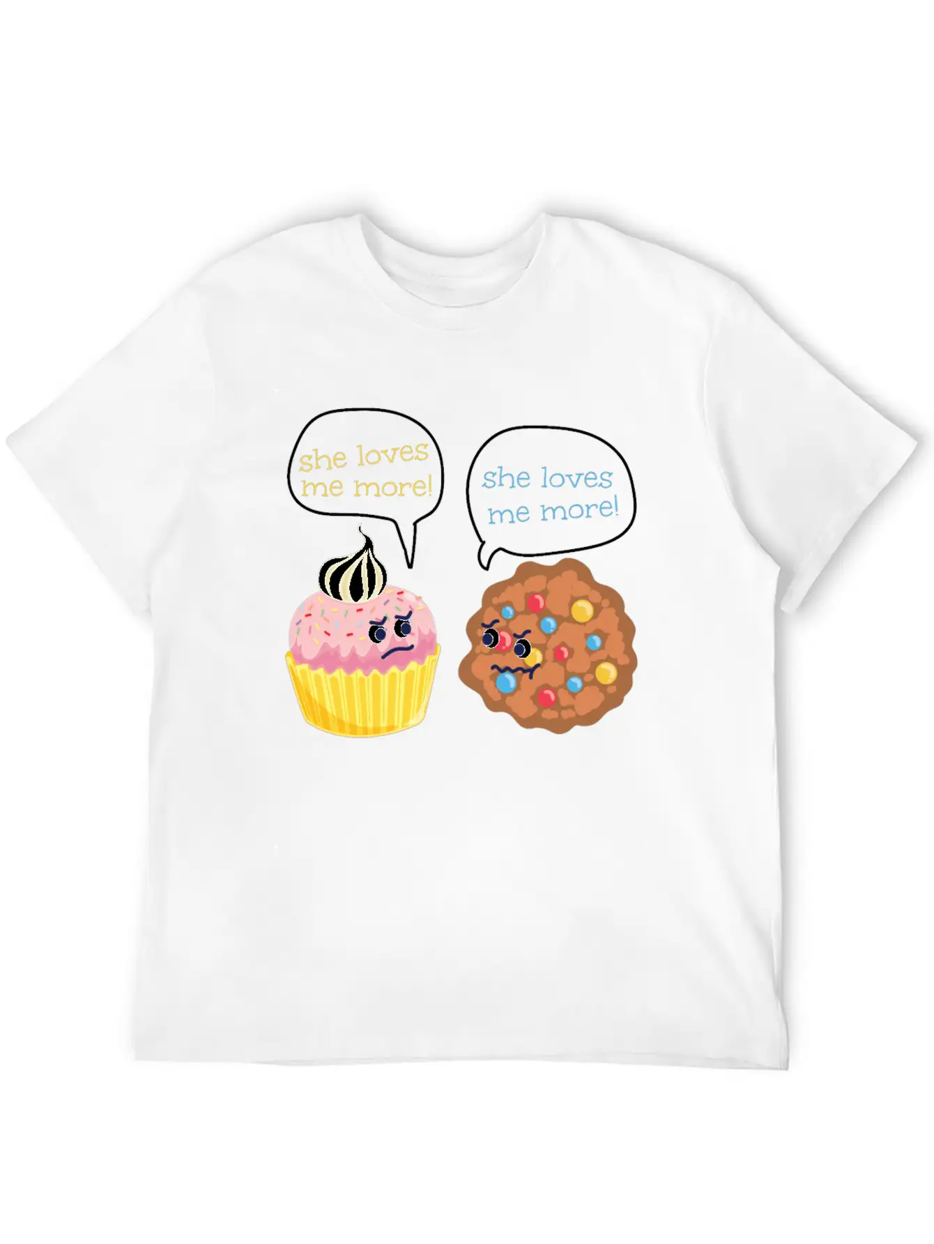 Bake Baking Cookie Cupcake She Stylish Everyday T-Shirt – Unisex Basic Cotton Tee