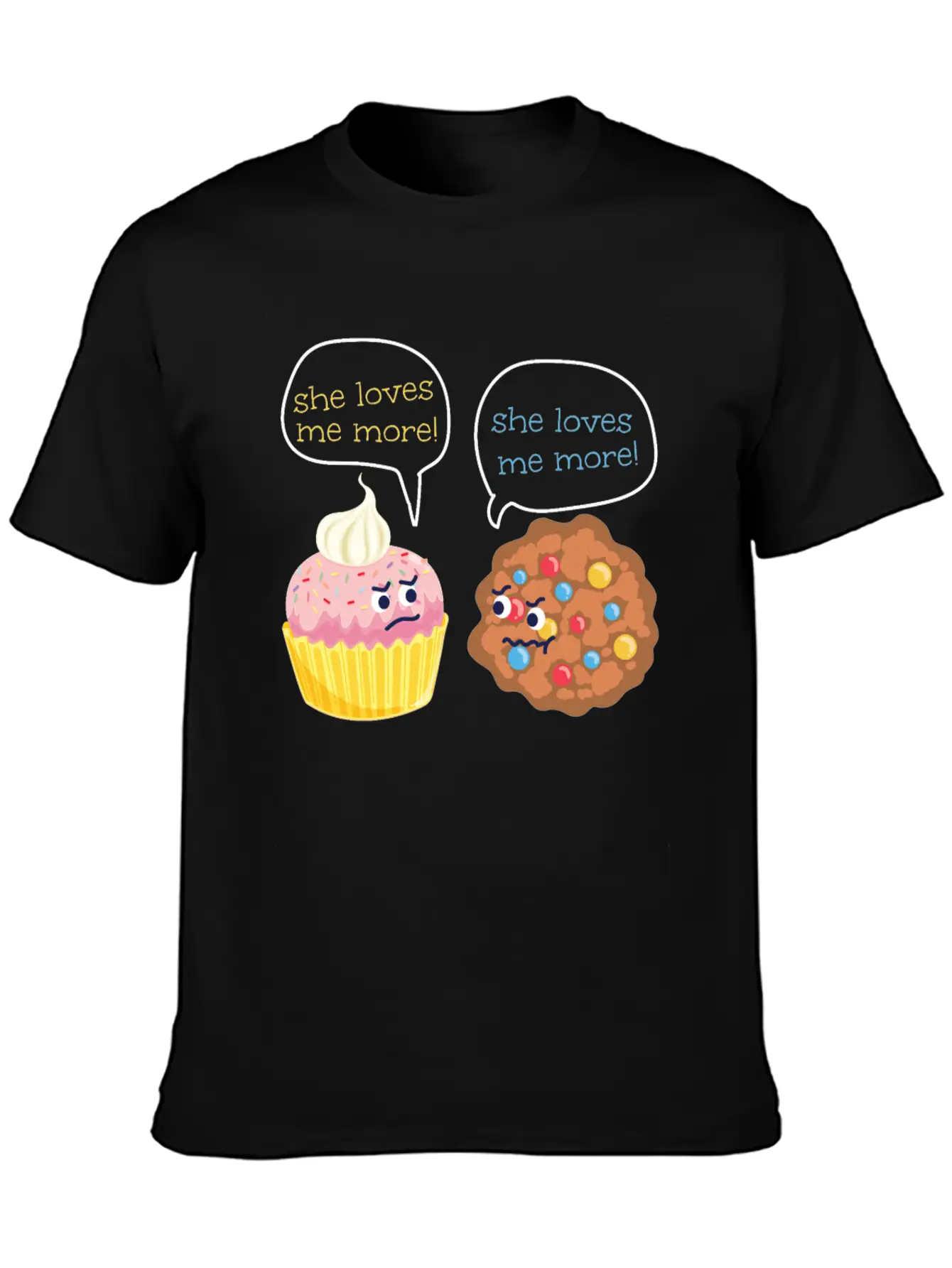 Bake Baking Cookie Cupcake She Stylish Everyday T-Shirt – Unisex Basic Cotton Tee