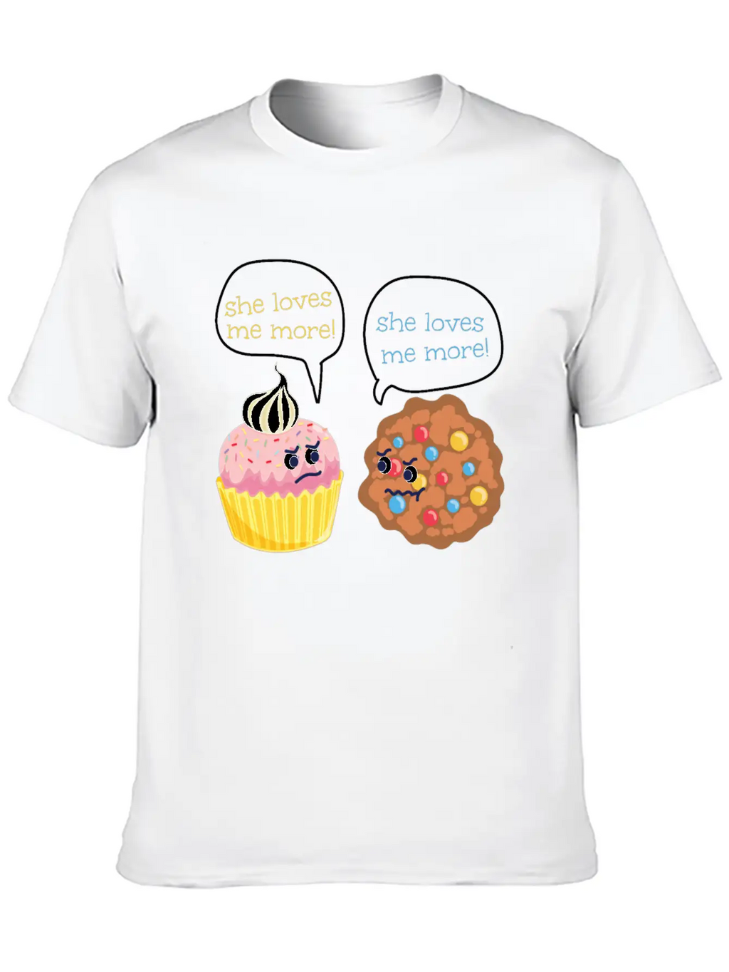 Bake Baking Cookie Cupcake She Stylish Everyday T-Shirt – Unisex Basic Cotton Tee
