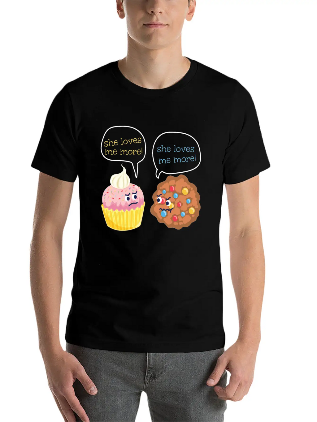 Bake Baking Cookie Cupcake She Stylish Everyday T-Shirt – Unisex Basic Cotton Tee