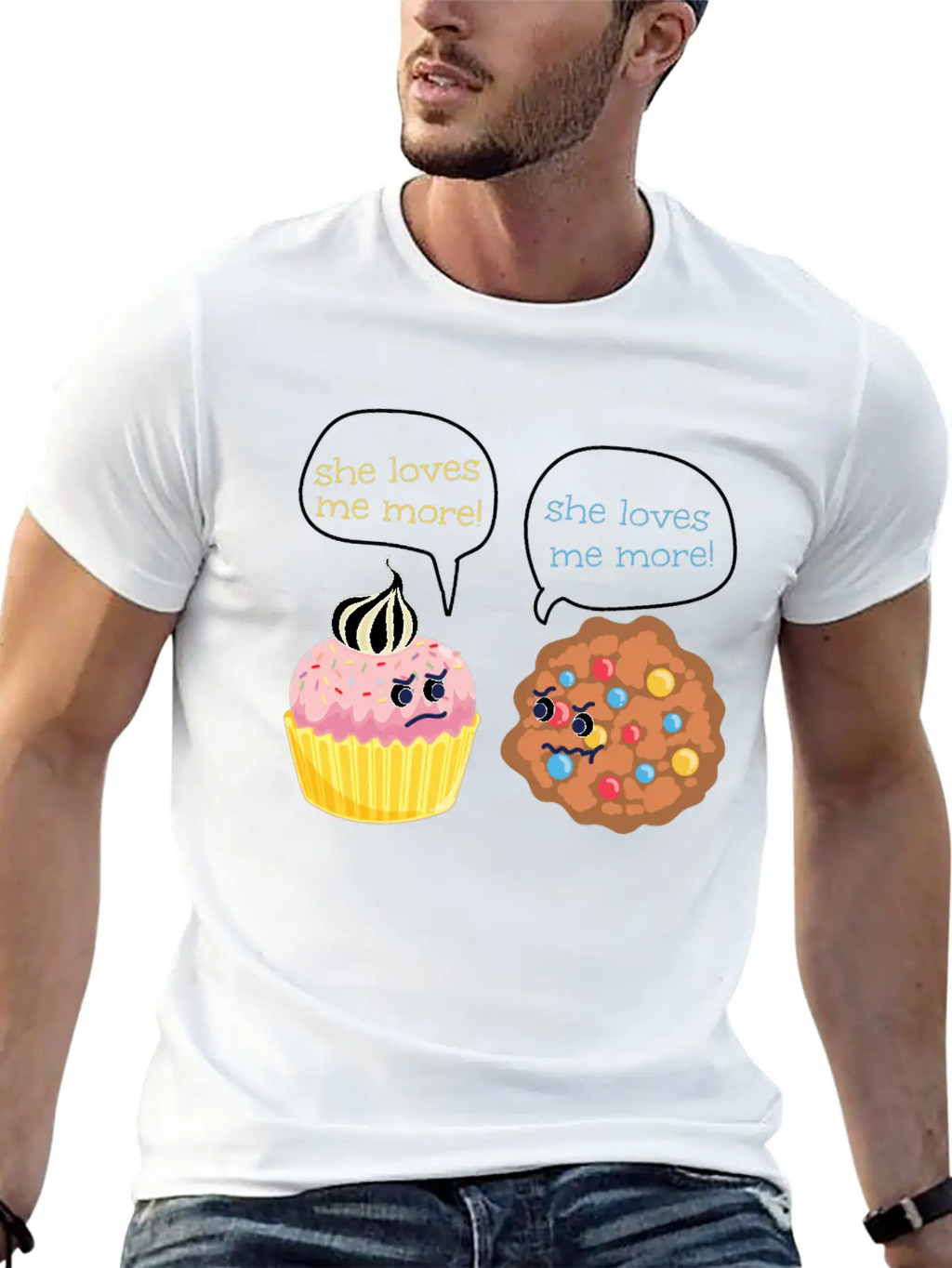 Bake Baking Cookie Cupcake She Stylish Everyday T-Shirt – Unisex Basic Cotton Tee