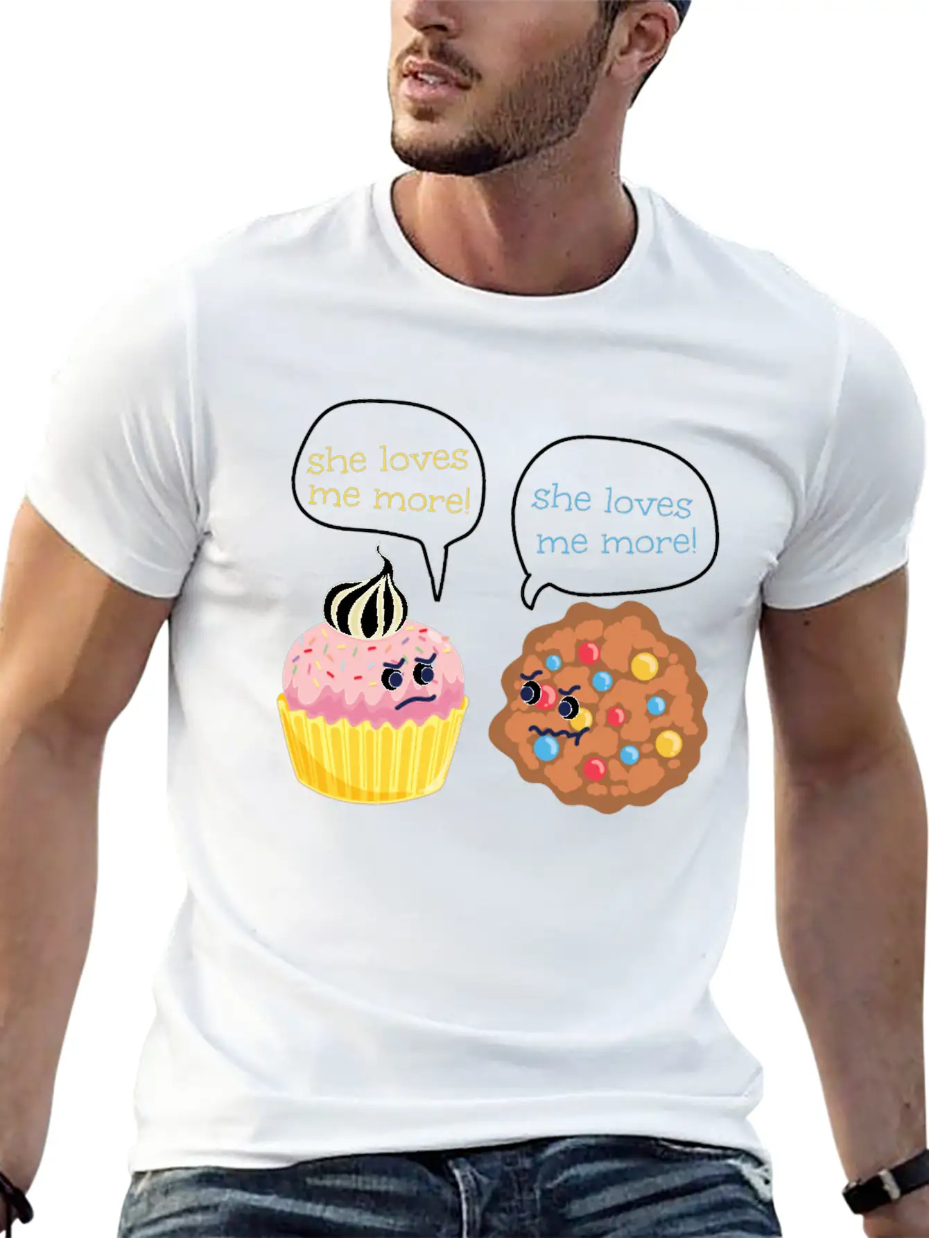 Bake Baking Cookie Cupcake She Stylish Everyday T-Shirt – Unisex Basic Cotton Tee