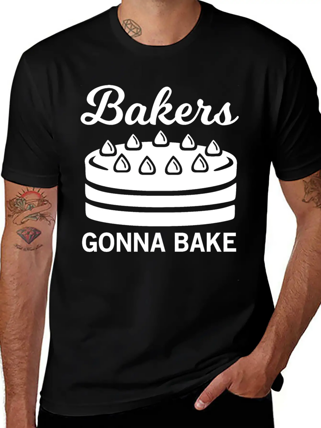 Bakers Gonna Bake Unisex Casual T-Shirt – Clean Design For Daily Comfort