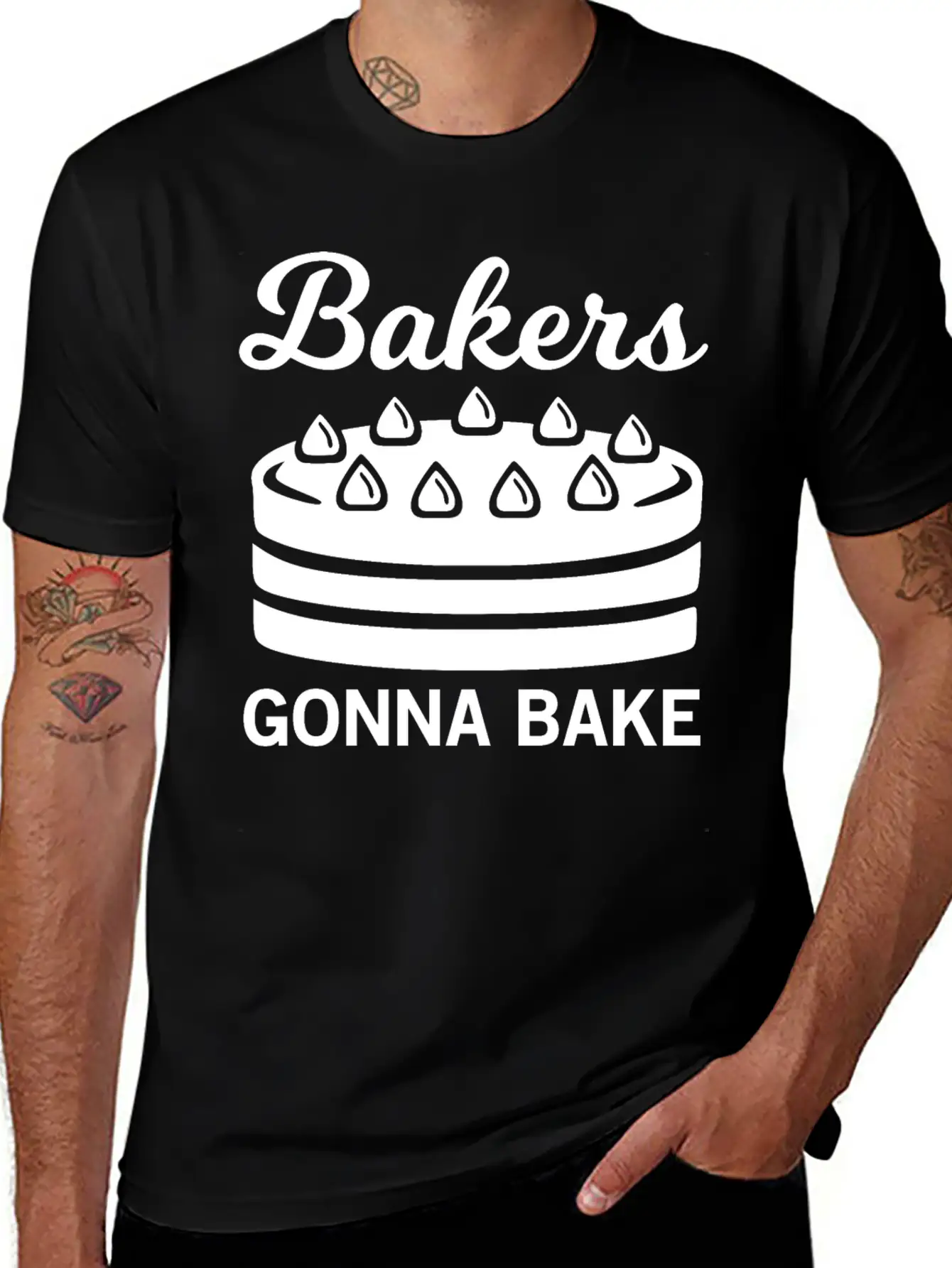 Bakers Gonna Bake Unisex Casual T-Shirt – Clean Design For Daily Comfort