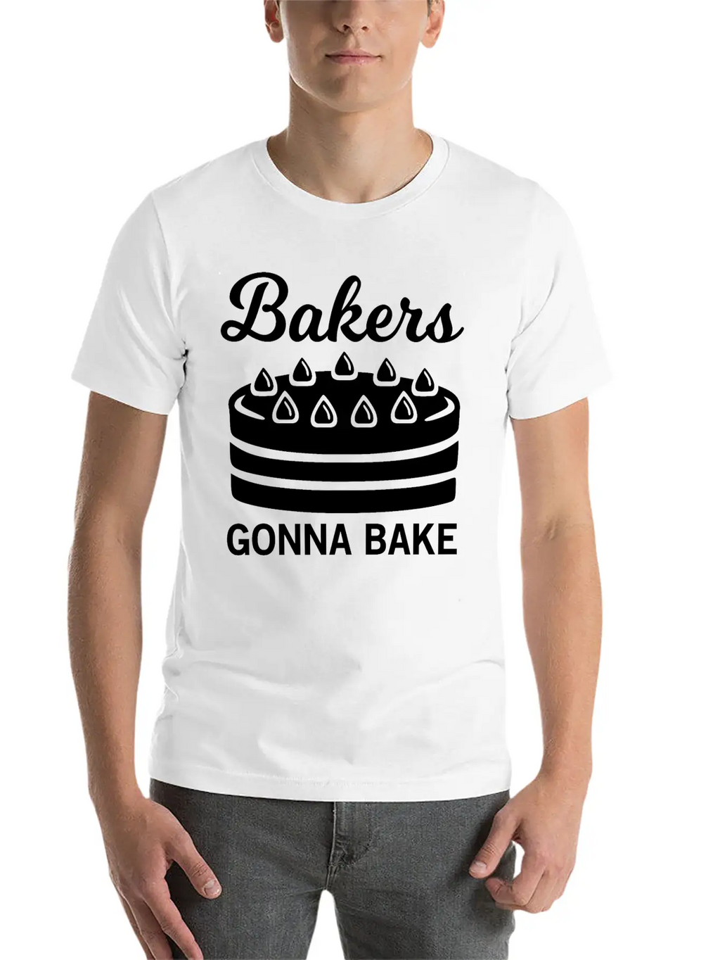 Bakers Gonna Bake Unisex Casual T-Shirt – Clean Design For Daily Comfort