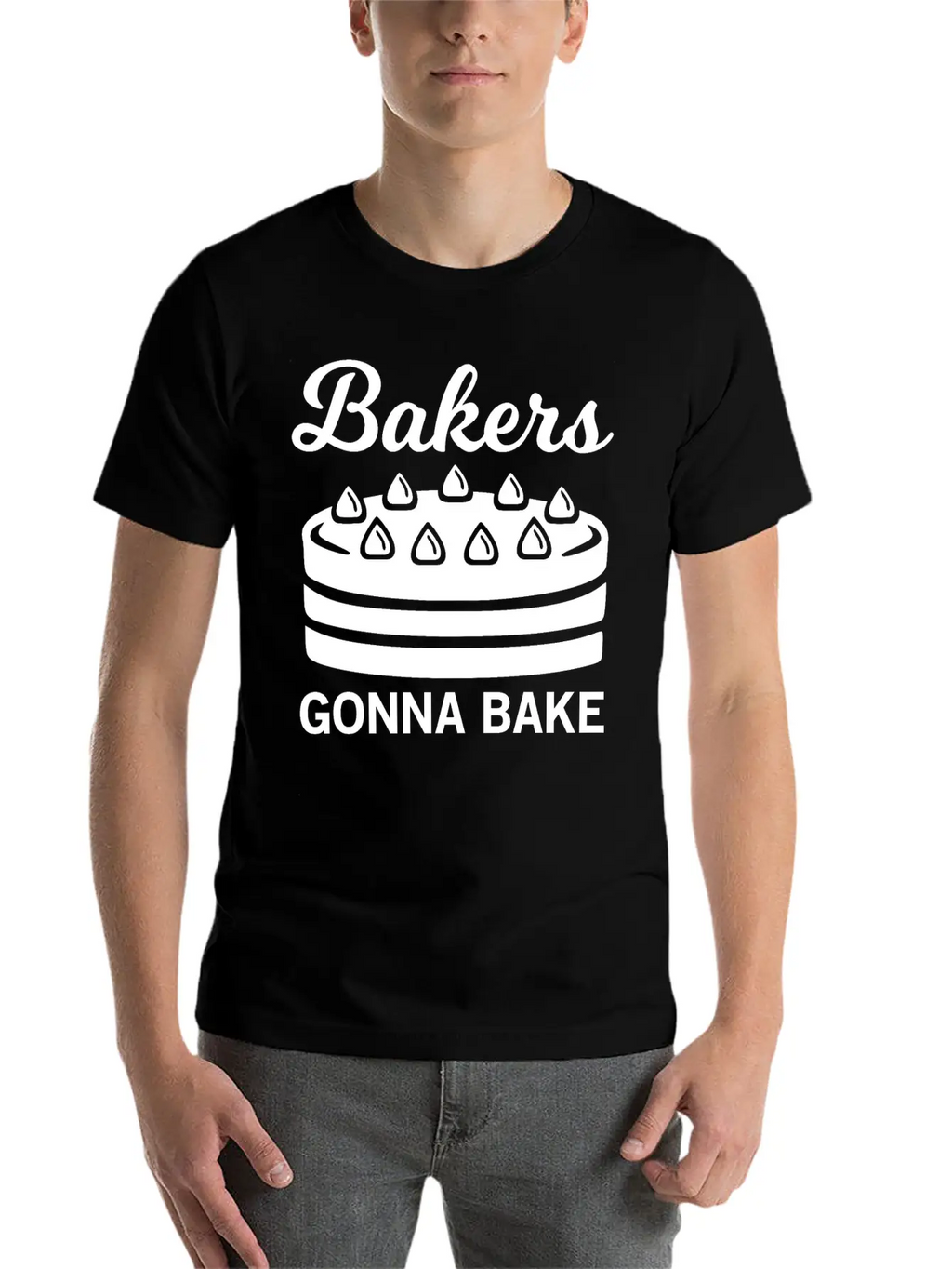 Bakers Gonna Bake Unisex Casual T-Shirt – Clean Design For Daily Comfort
