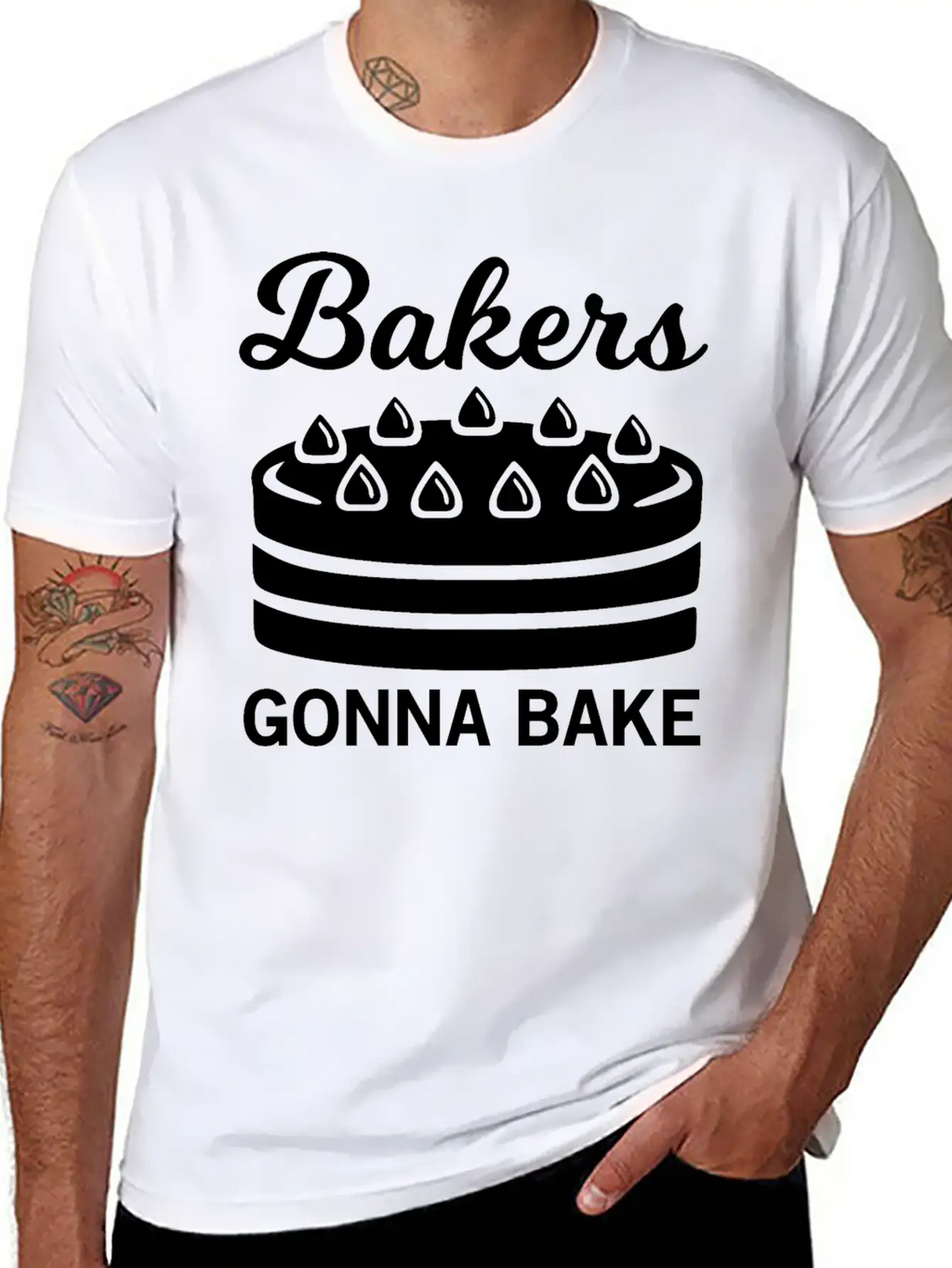 Bakers Gonna Bake Unisex Casual T-Shirt – Clean Design For Daily Comfort