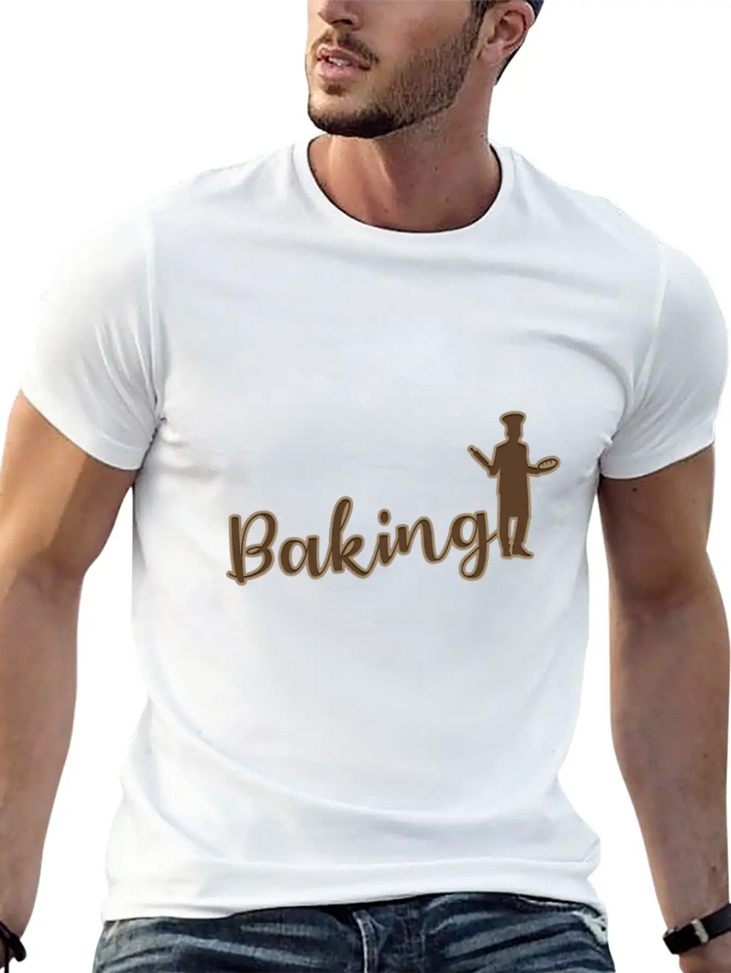 Baking Casual Graphic T-Shirt – Simple And Comfortable Daily Wear