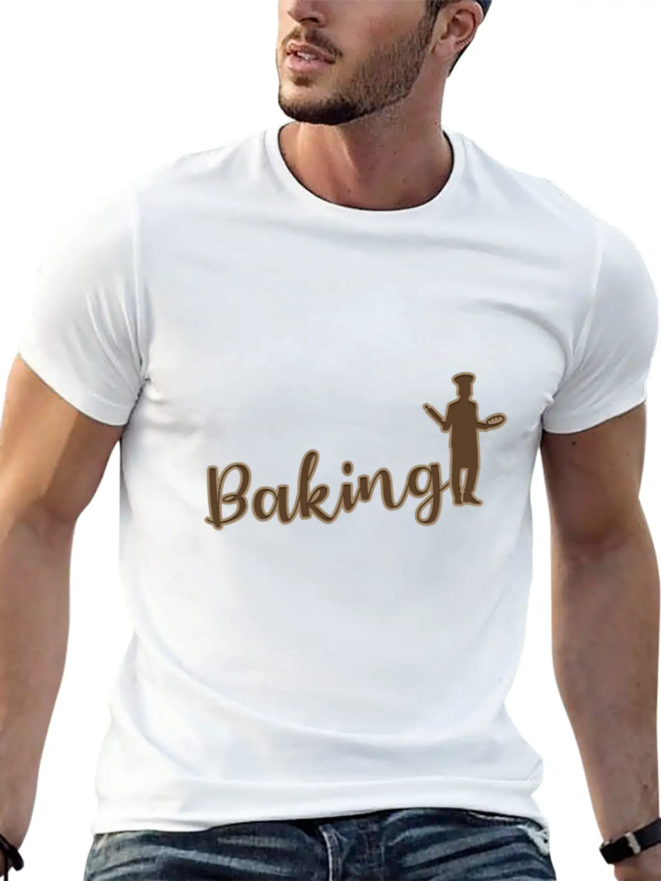 Baking Casual Graphic T-Shirt – Simple And Comfortable Daily Wear