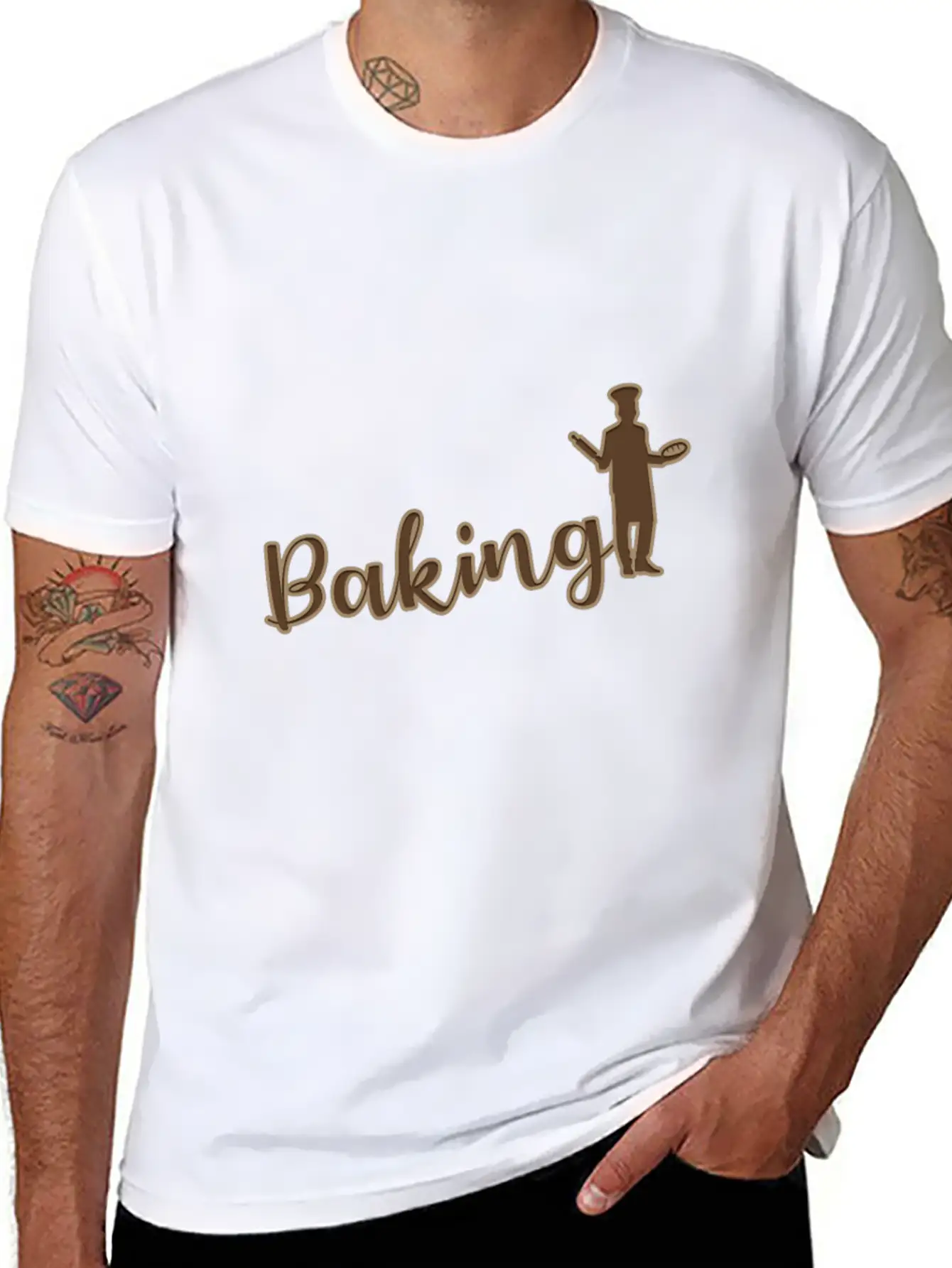 Baking Casual Graphic T-Shirt – Simple And Comfortable Daily Wear
