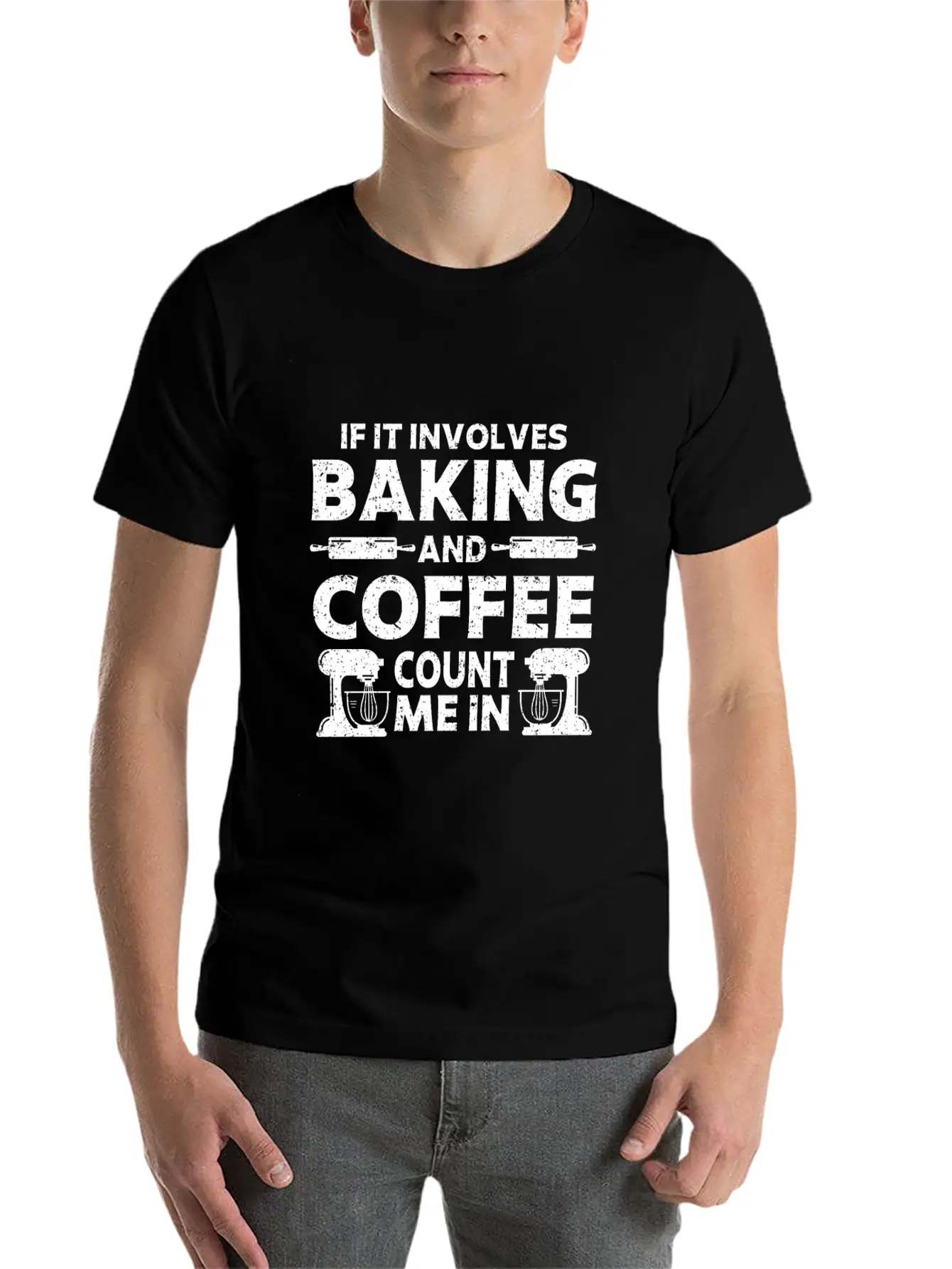 Baking & Coffee Baker Baking Stylish Everyday T-Shirt – Unisex Basic Cotton Tee