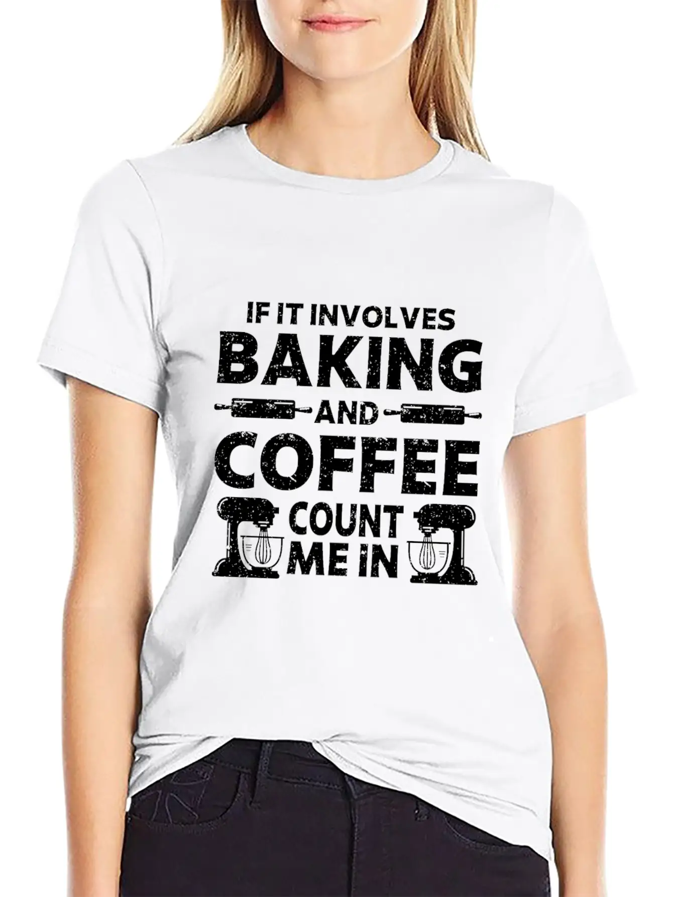 Baking & Coffee Baker Baking Stylish Everyday T-Shirt – Unisex Basic Cotton Tee