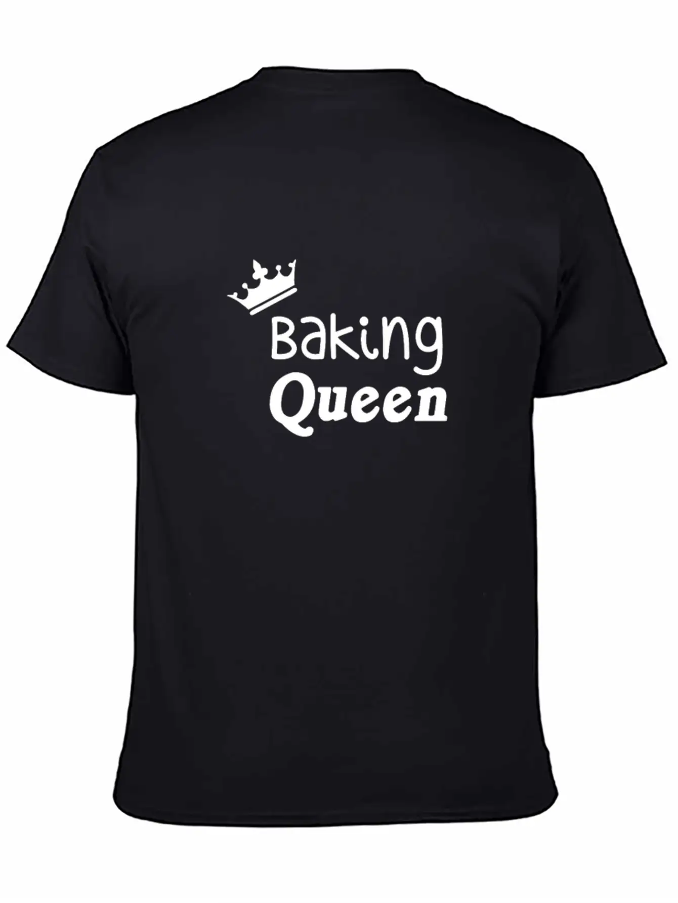 Baking Queen Unisex Casual T-Shirt – Clean Design For Daily Comfort