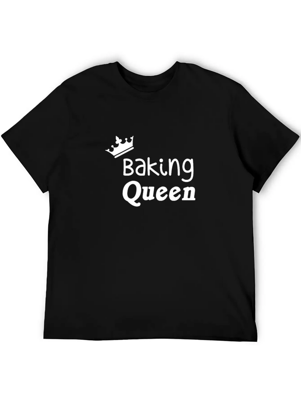 Baking Queen Unisex Casual T-Shirt – Clean Design For Daily Comfort