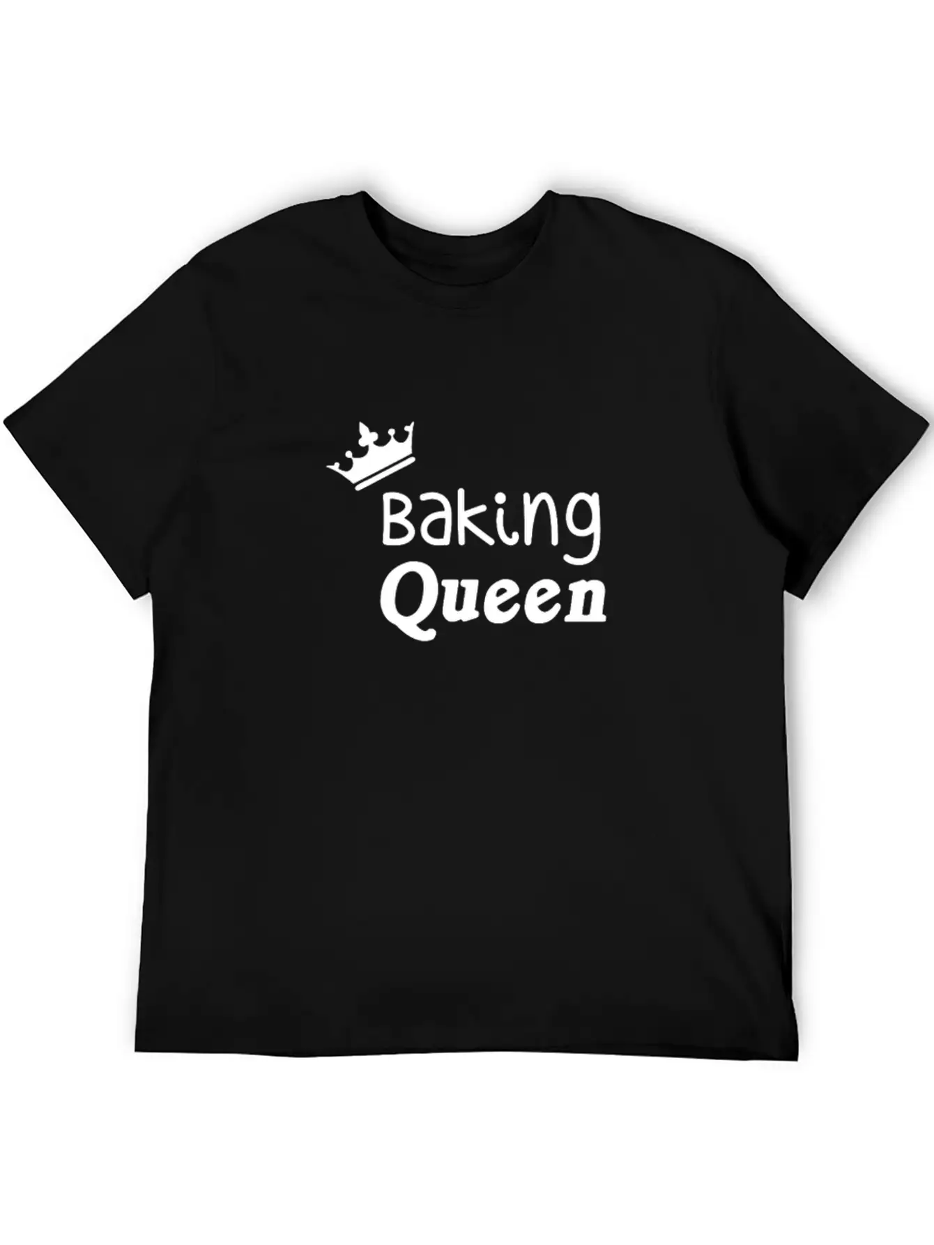 Baking Queen Unisex Casual T-Shirt – Clean Design For Daily Comfort