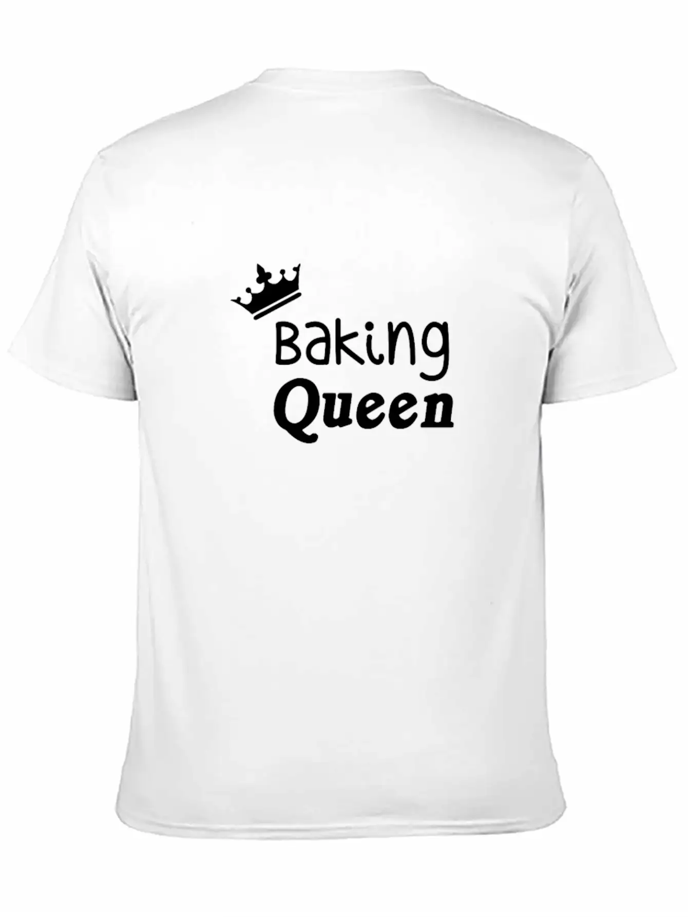 Baking Queen Unisex Casual T-Shirt – Clean Design For Daily Comfort