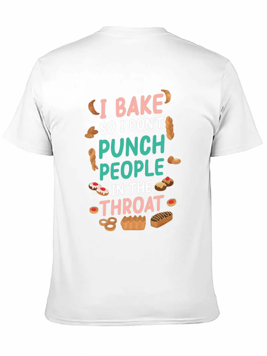 Baking Unisex Casual T-Shirt – Clean Design For Daily Comfort