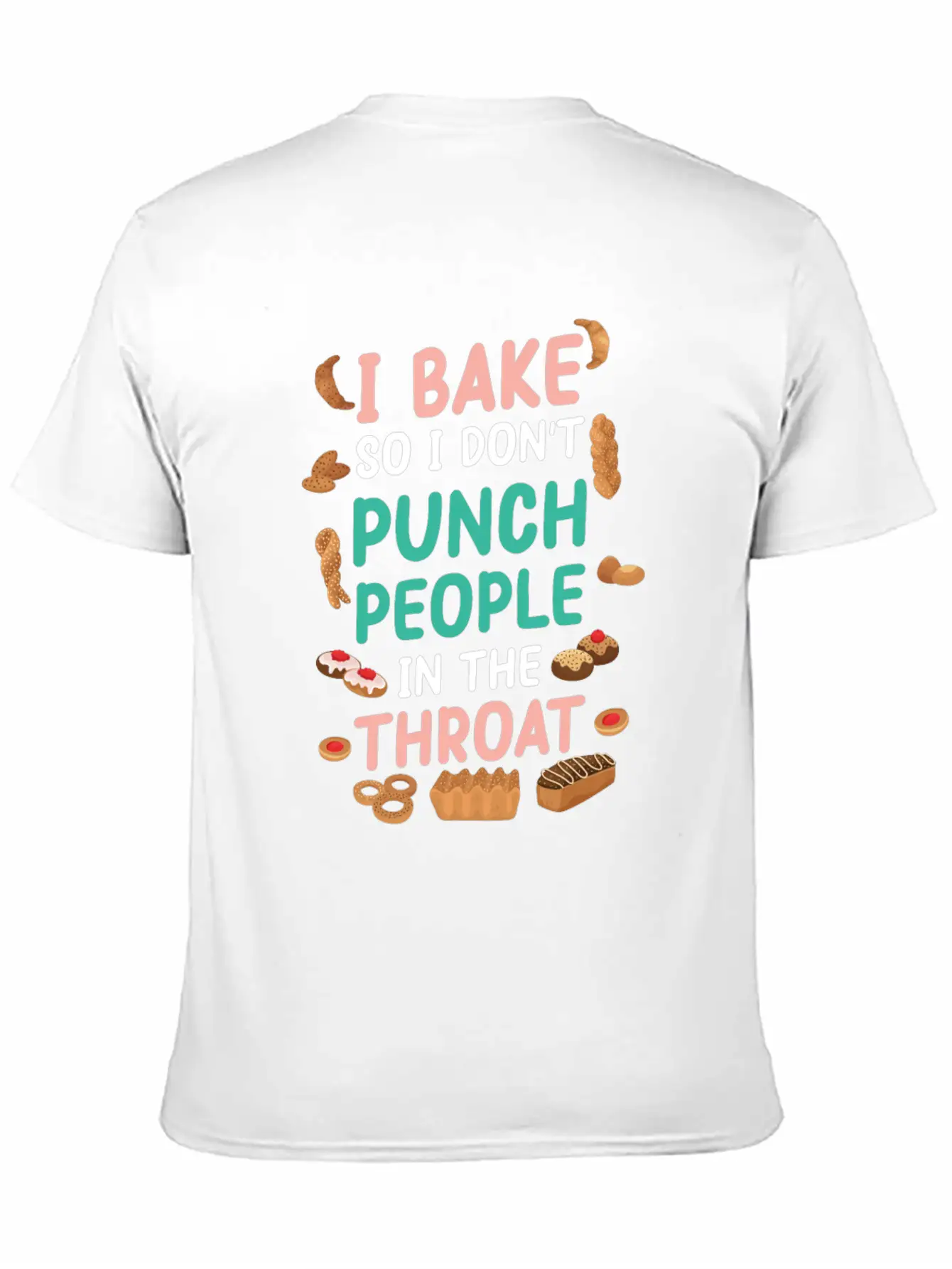 Baking Unisex Casual T-Shirt – Clean Design For Daily Comfort
