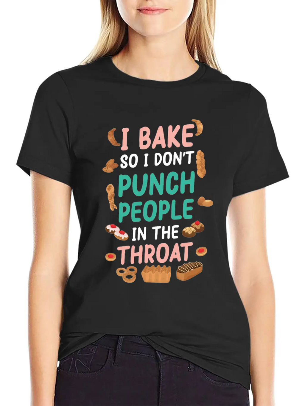Baking Unisex Casual T-Shirt – Clean Design For Daily Comfort