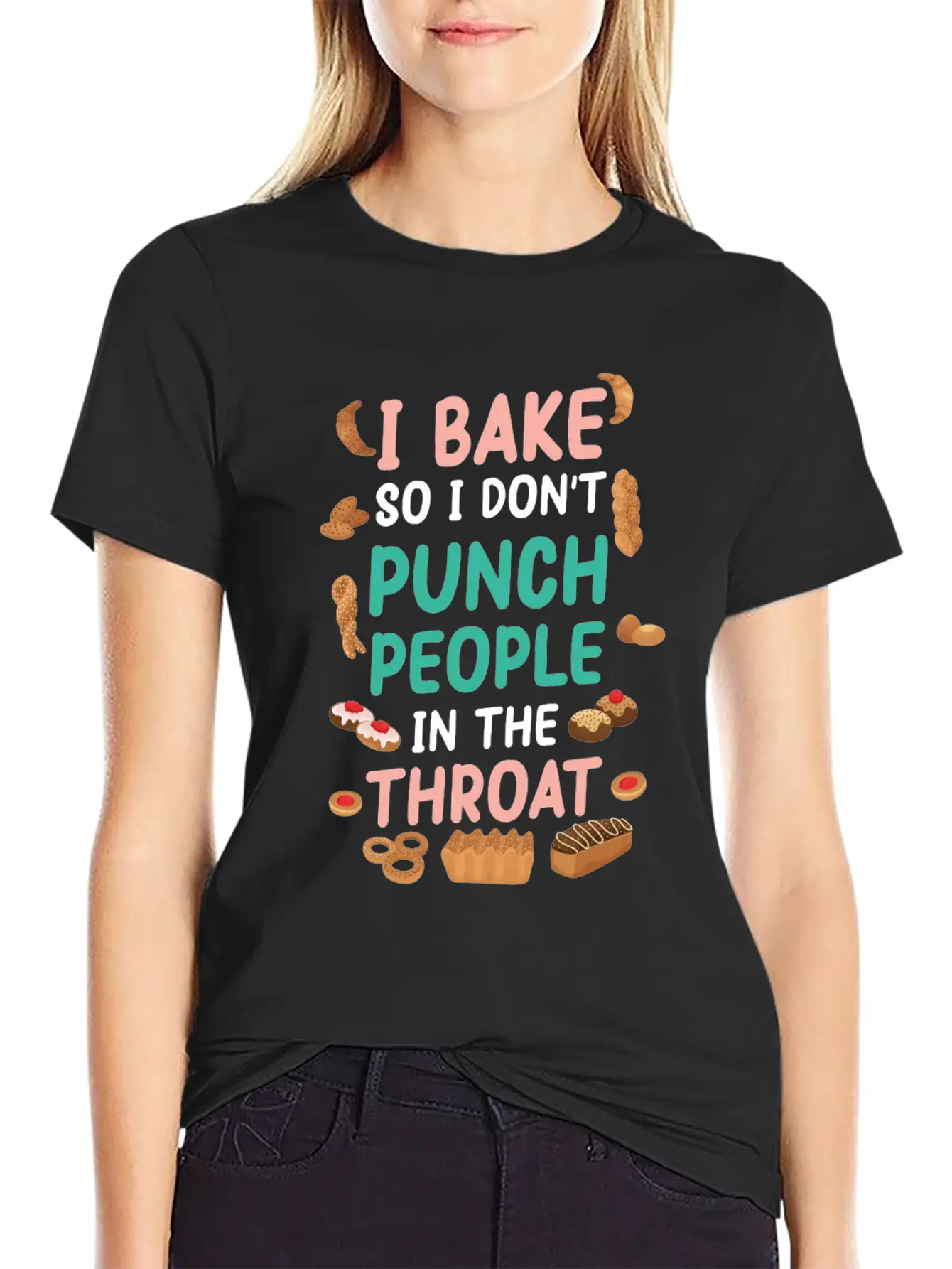Baking Unisex Casual T-Shirt – Clean Design For Daily Comfort