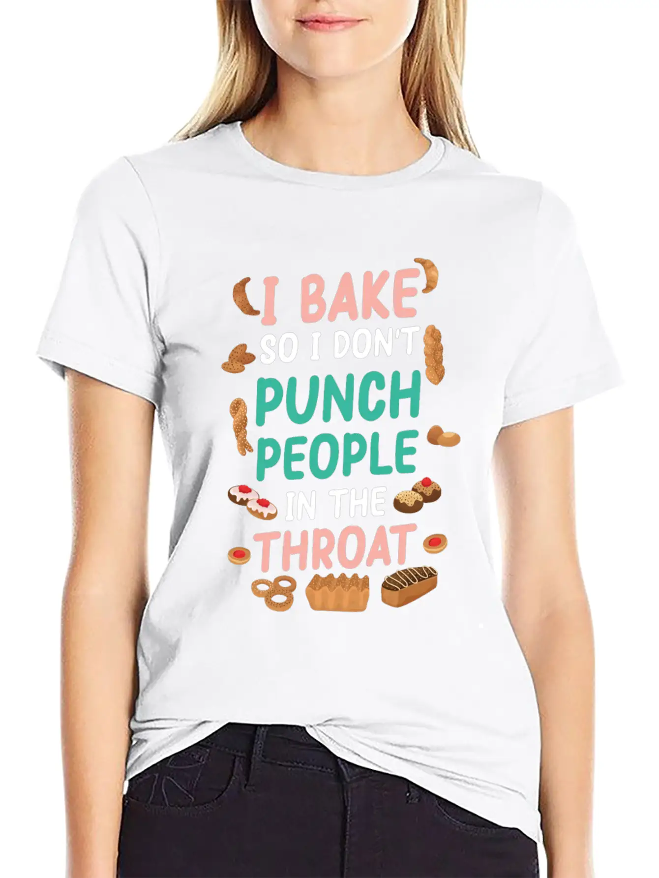 Baking Unisex Casual T-Shirt – Clean Design For Daily Comfort
