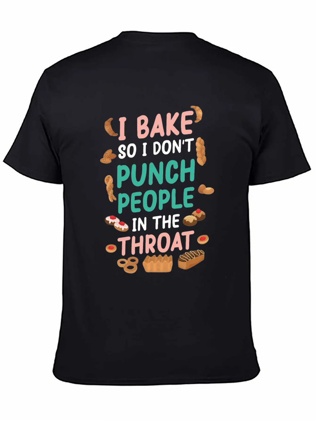 Baking Unisex Casual T-Shirt – Clean Design For Daily Comfort