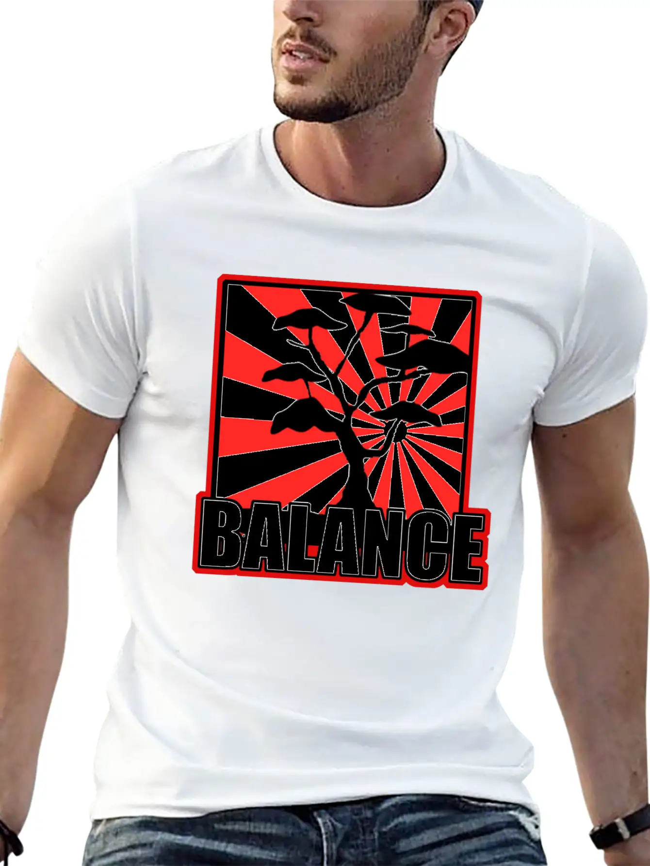 Balance Breathable Soft Cotton T-Shirt – Timeless Casual Look