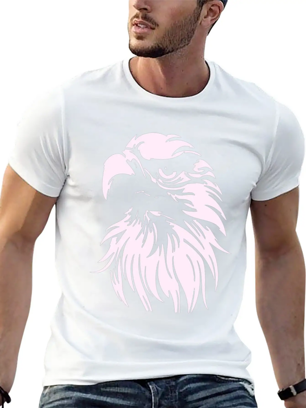 BALD EAGLE Unisex Short Sleeve Soft Cotton T-Shirt – Casual Everyday Wear