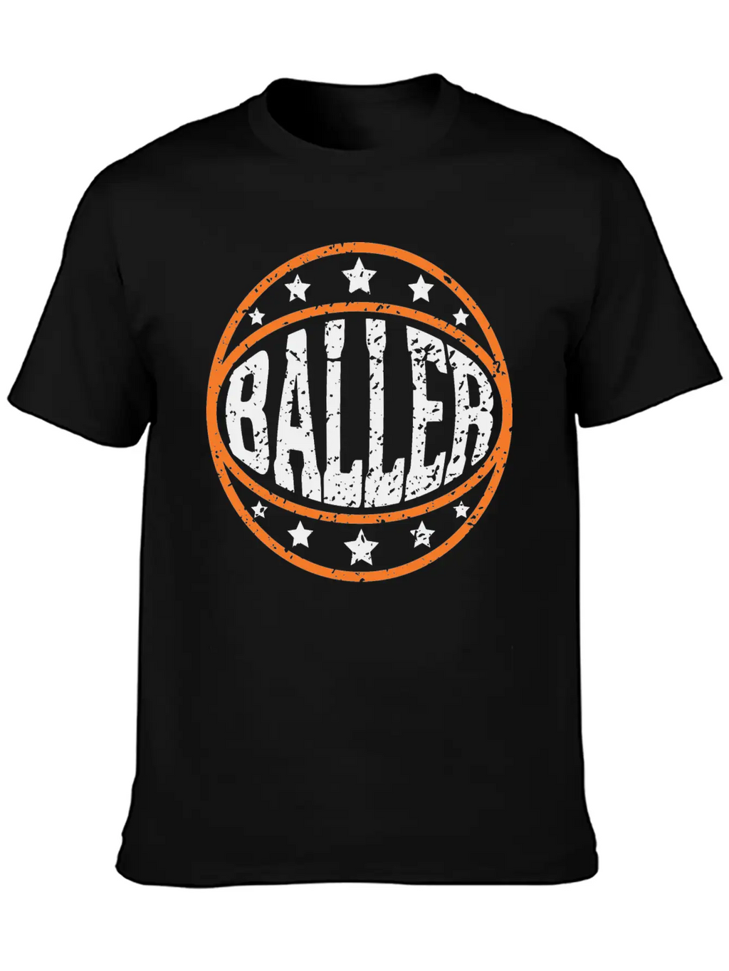 Baller - College Basketball Tournament Casual Graphic T-Shirt – Simple And Comfortable Daily Wear