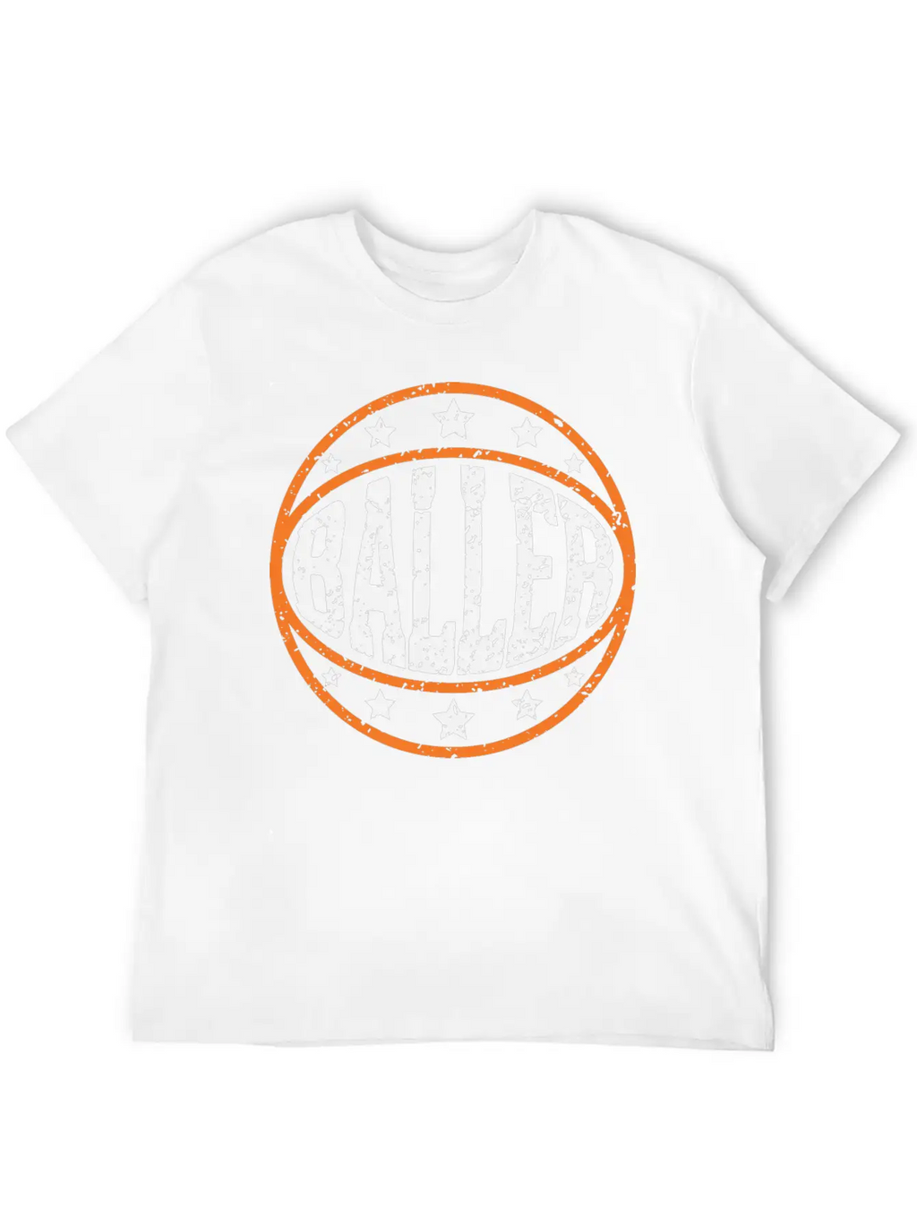 Baller - College Basketball Tournament Casual Graphic T-Shirt – Simple And Comfortable Daily Wear