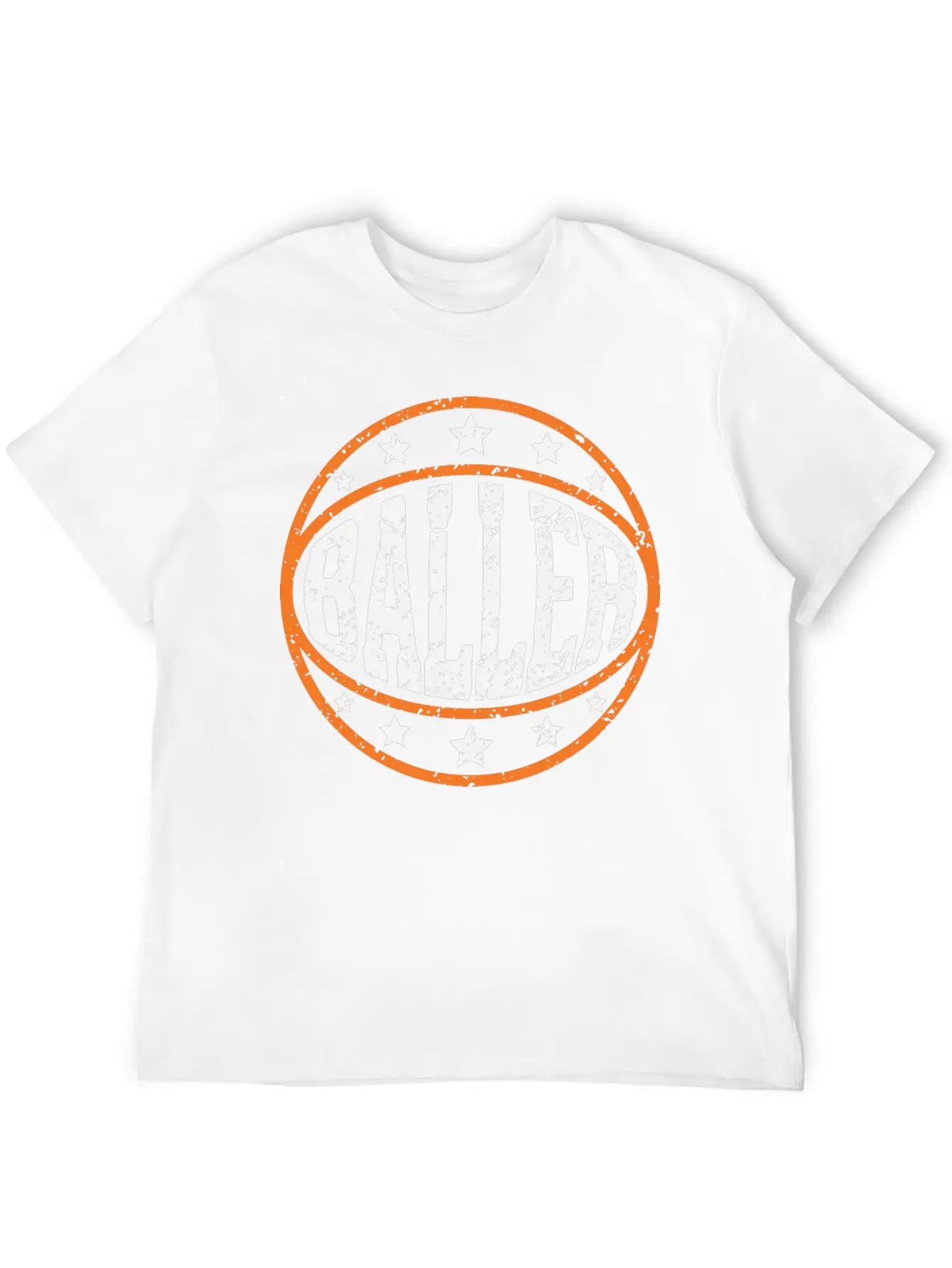 Baller - College Basketball Tournament Casual Graphic T-Shirt – Simple And Comfortable Daily Wear