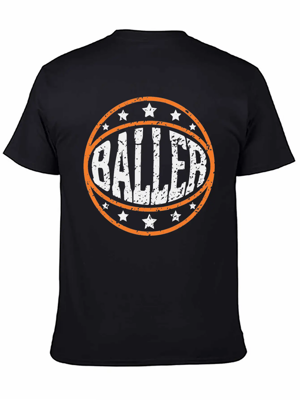 Baller - College Basketball Tournament Casual Graphic T-Shirt – Simple And Comfortable Daily Wear