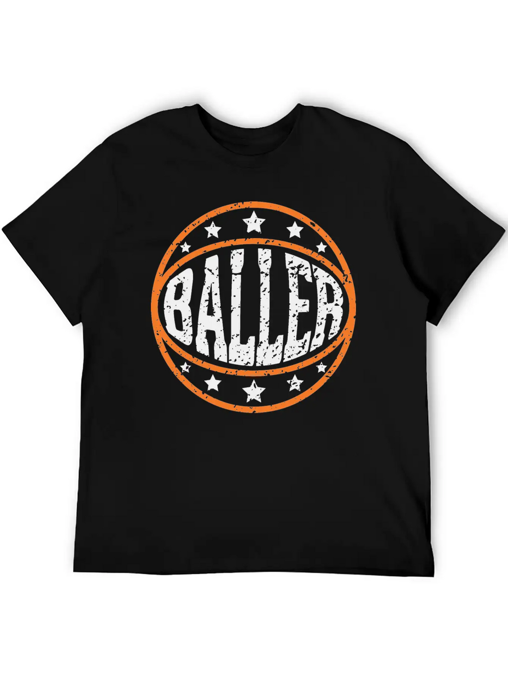 Baller - College Basketball Tournament Casual Graphic T-Shirt – Simple And Comfortable Daily Wear