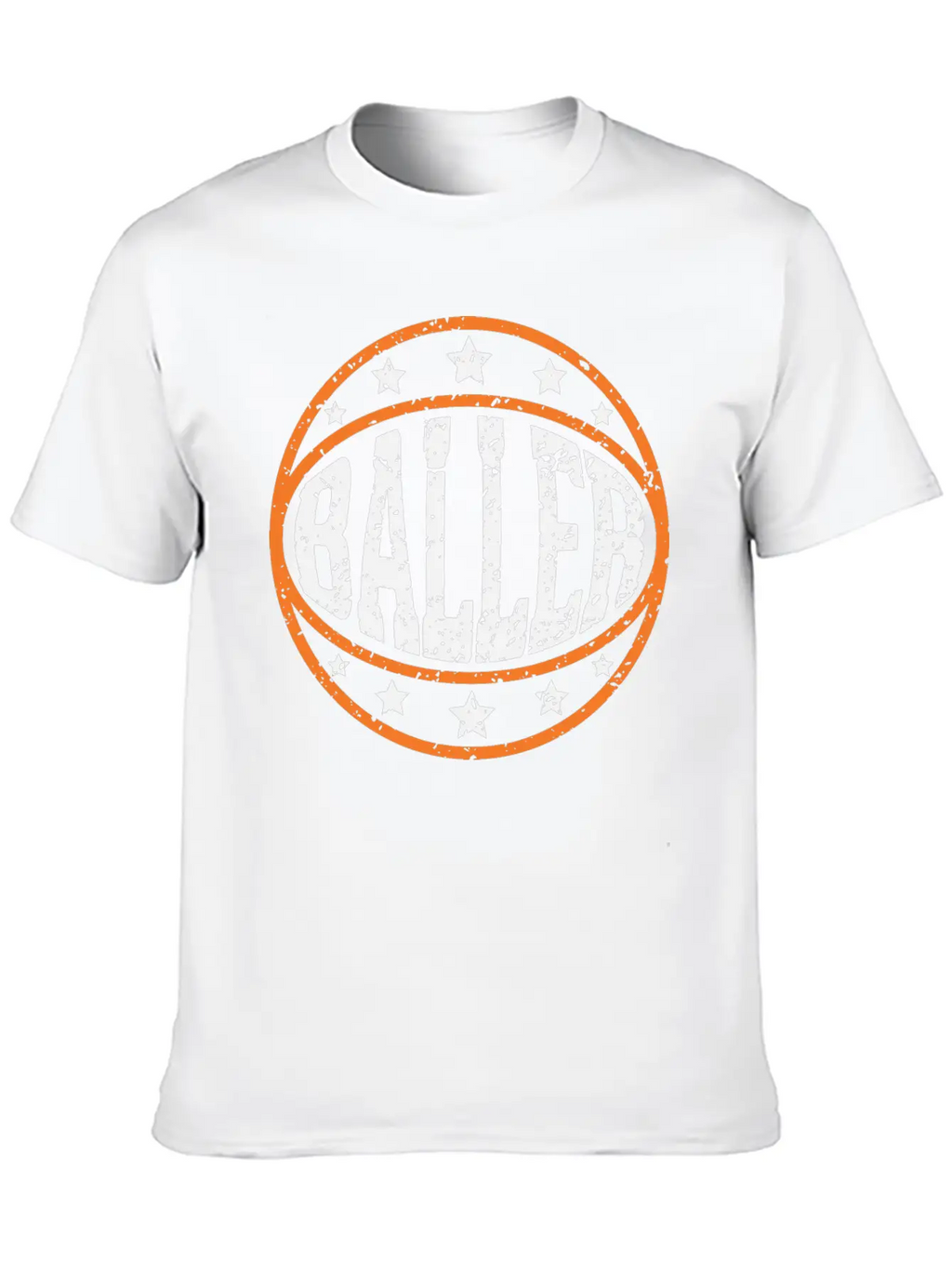 Baller - College Basketball Tournament Casual Graphic T-Shirt – Simple And Comfortable Daily Wear