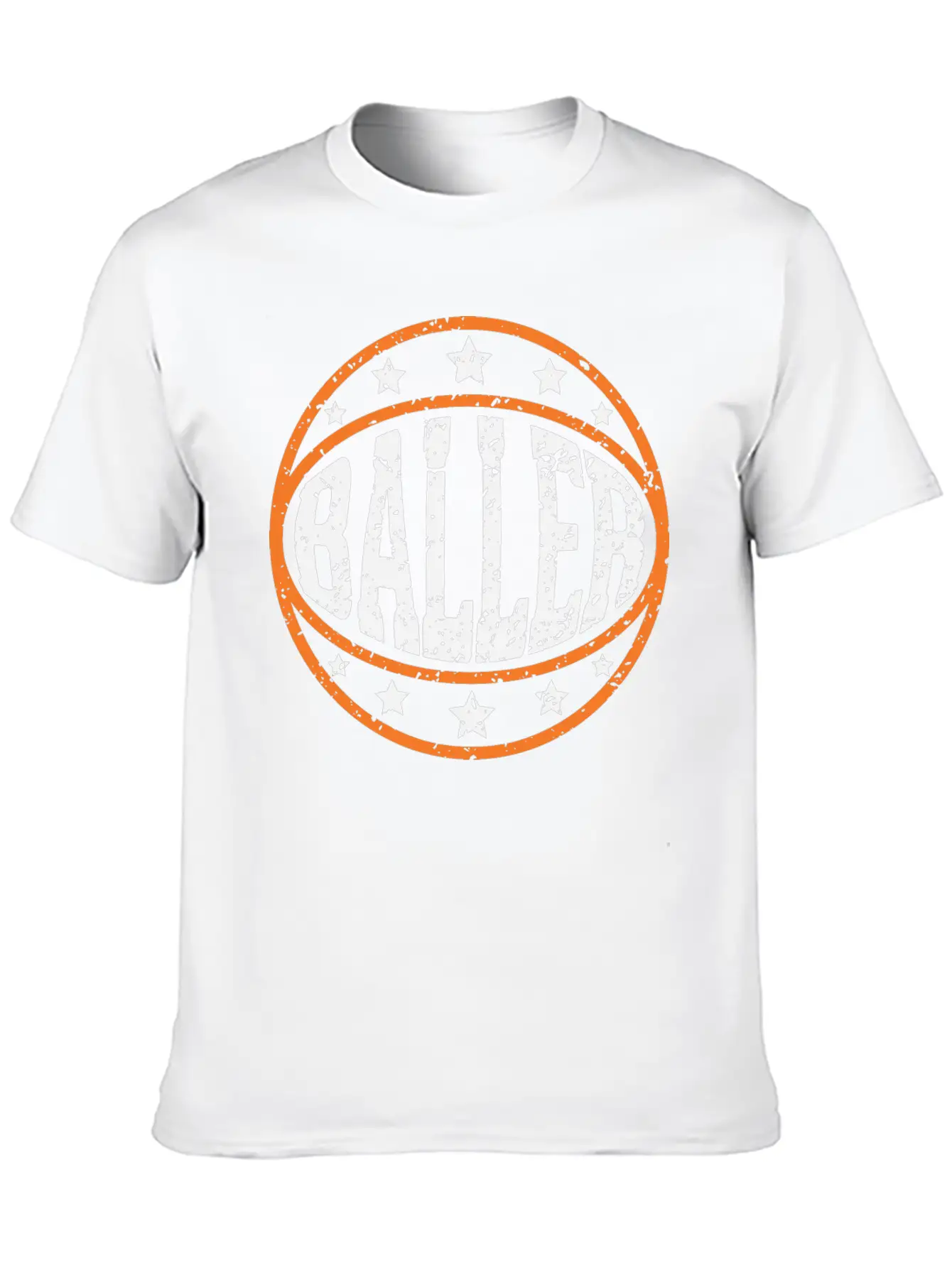 Baller - College Basketball Tournament Casual Graphic T-Shirt – Simple And Comfortable Daily Wear