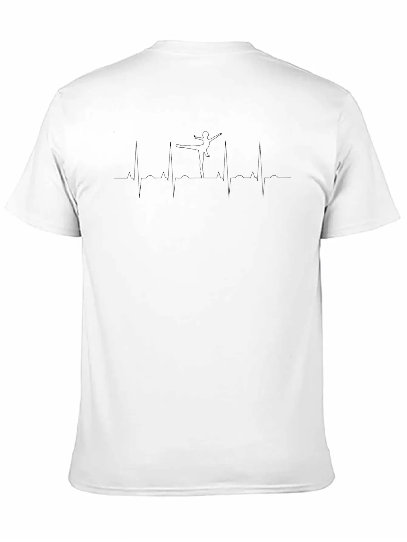 Ballet Dancer EKG Unisex Casual T-Shirt – Clean Design For Daily Comfort