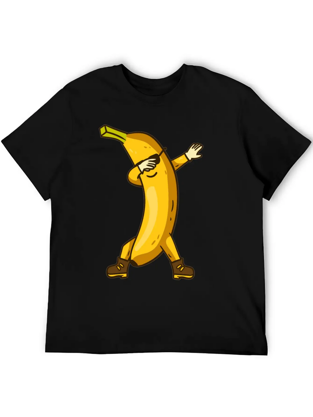 Banana Dabbing Kawaii Breathable Soft Cotton T-Shirt – Timeless Casual Look