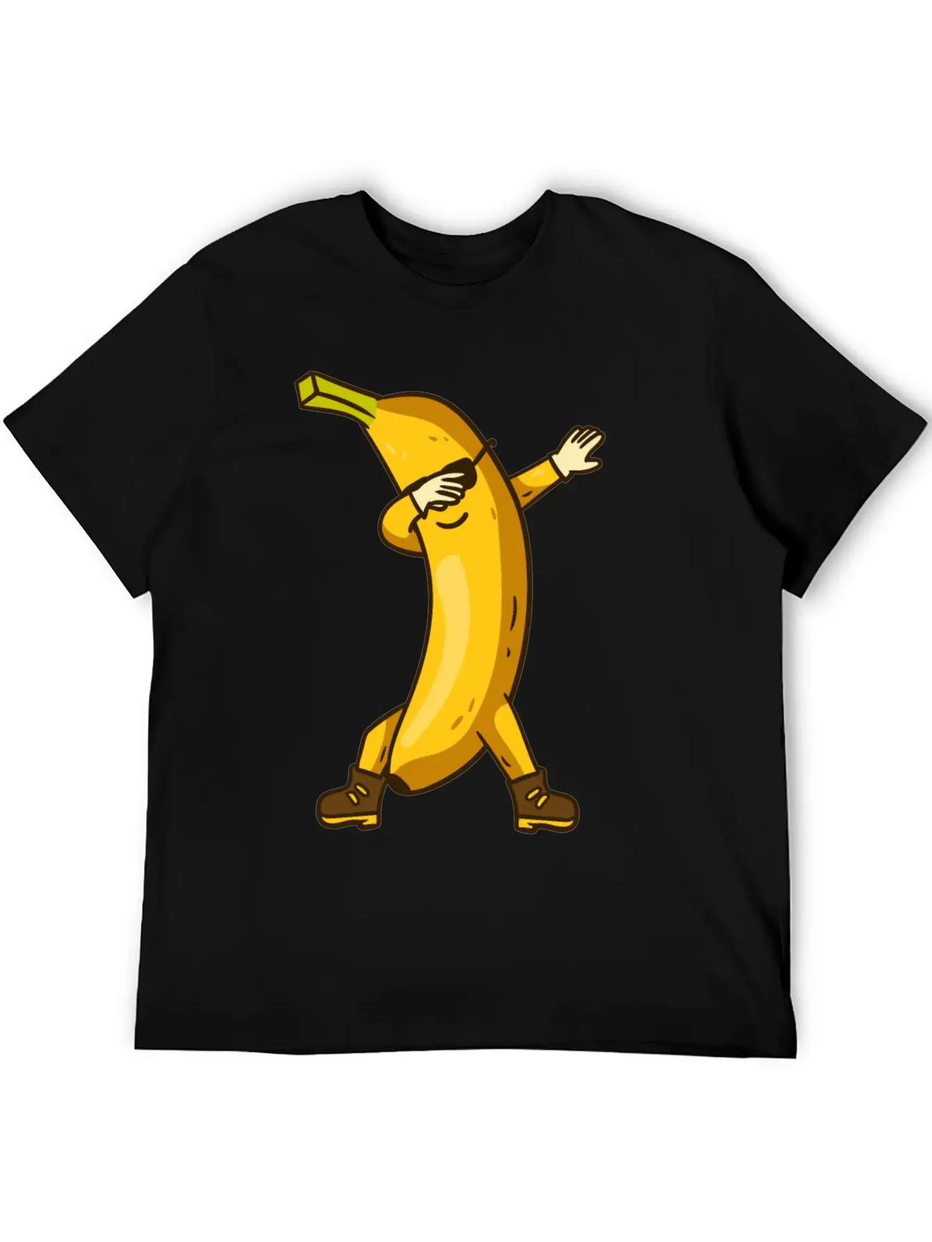 Banana Dabbing Kawaii Breathable Soft Cotton T-Shirt – Timeless Casual Look