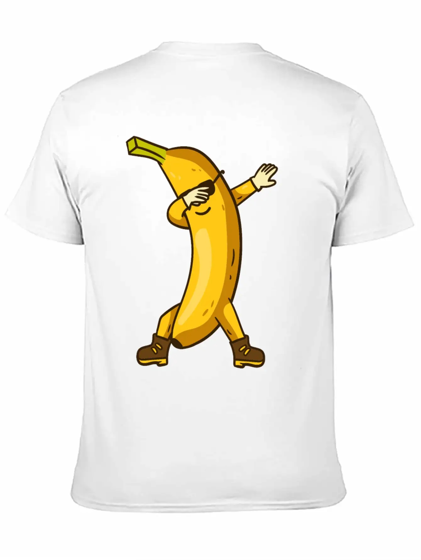 Banana Dabbing Kawaii Breathable Soft Cotton T-Shirt – Timeless Casual Look