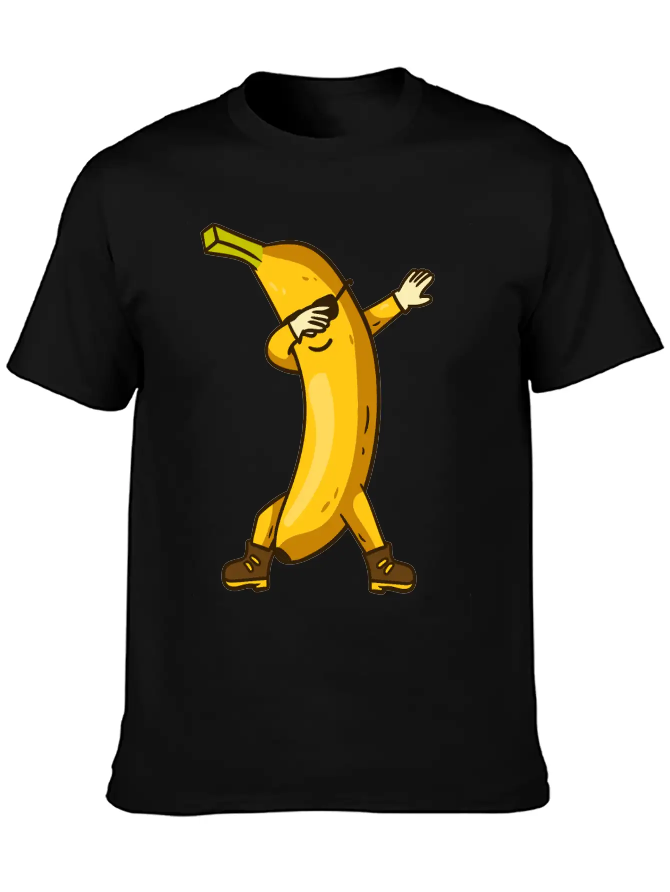 Banana Dabbing Kawaii Breathable Soft Cotton T-Shirt – Timeless Casual Look