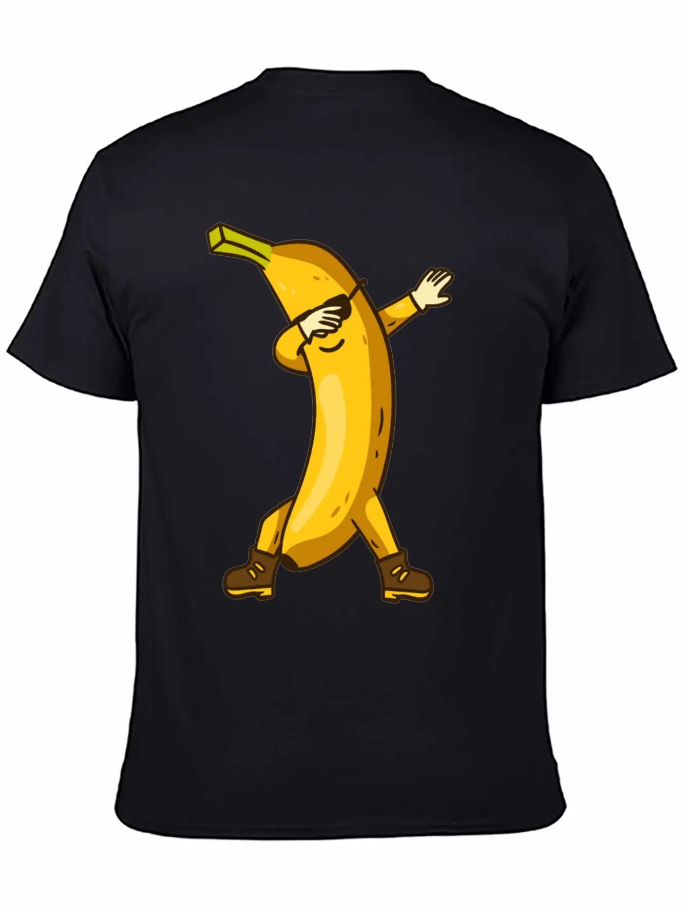 Banana Dabbing Kawaii Breathable Soft Cotton T-Shirt – Timeless Casual Look