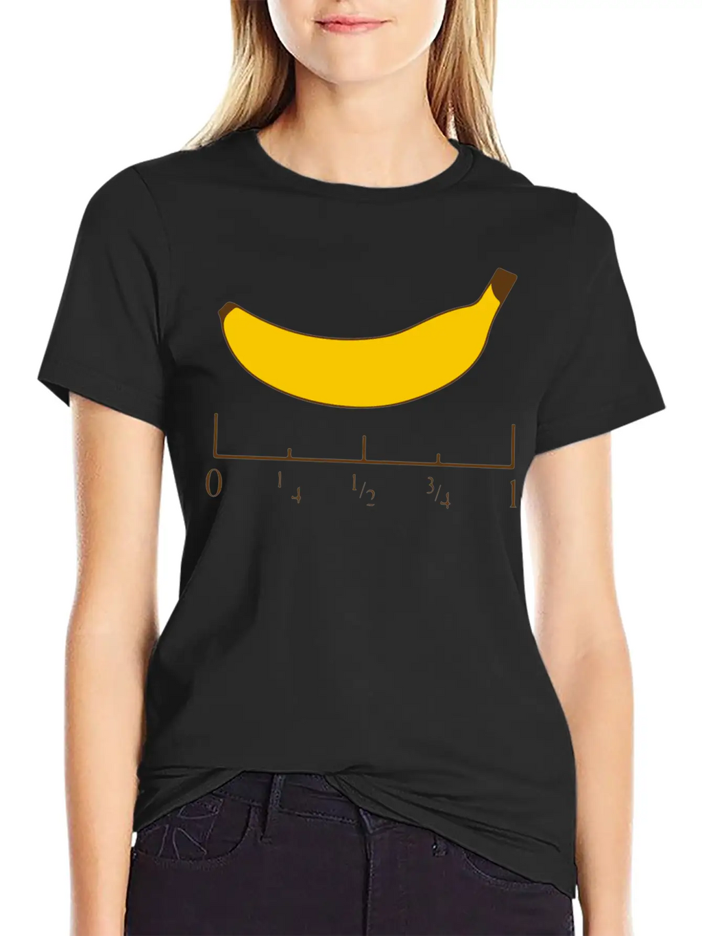 Banana For Scale Unisex Casual T-Shirt – Clean Design For Daily Comfort